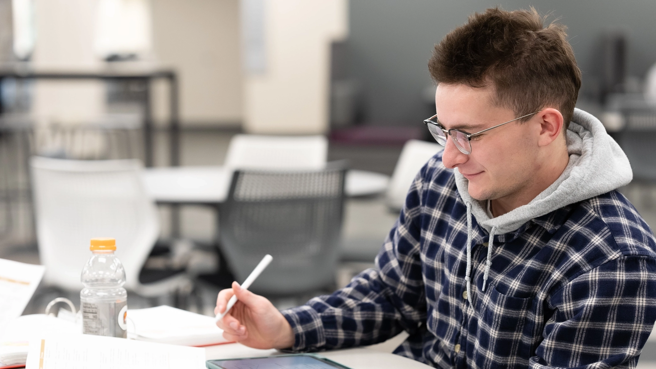 Interior academic stock photography in the University of Idaho Library.