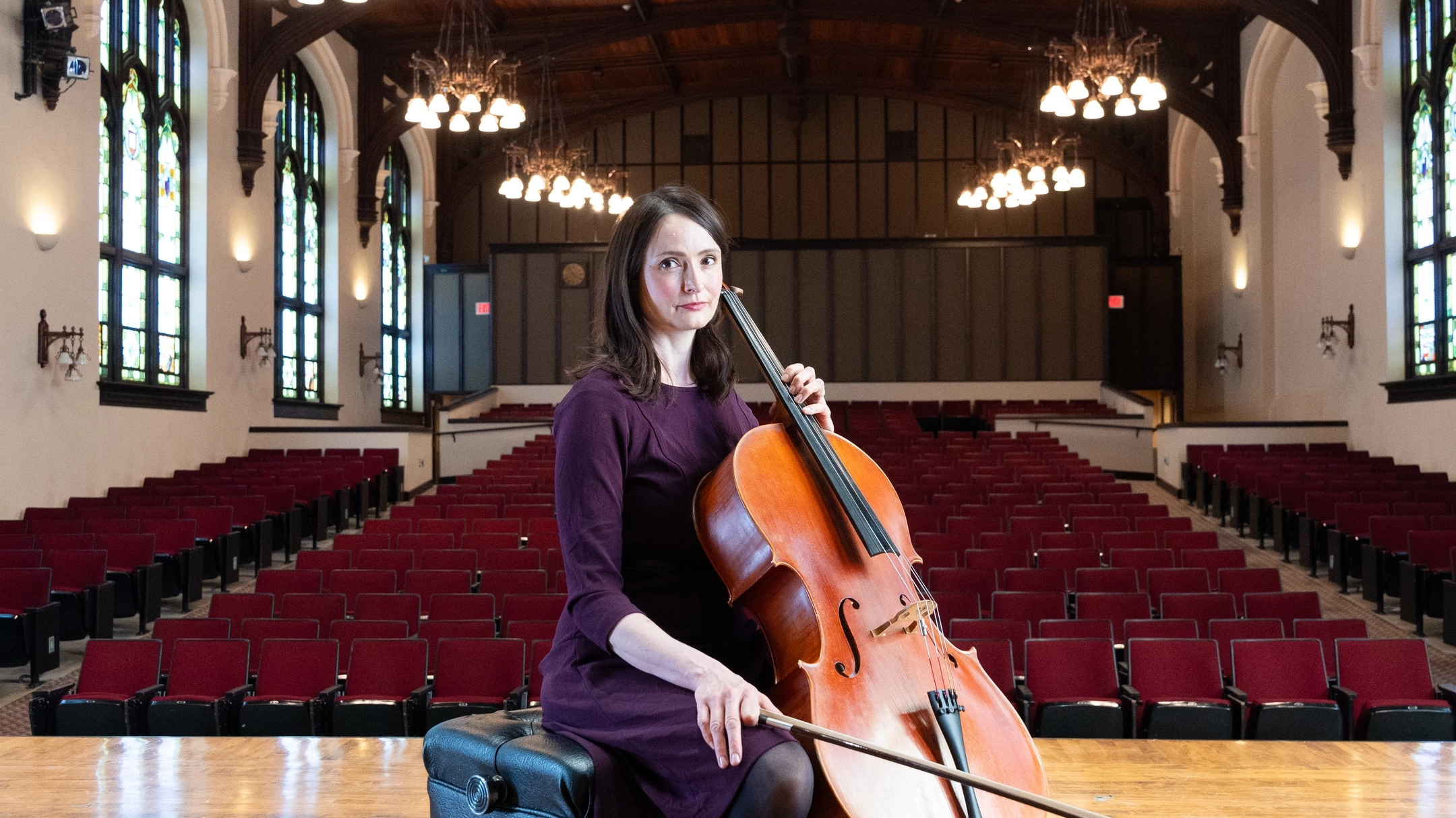 Miranda Wilson, professor of cello at the Lionel Hampton School of Music.