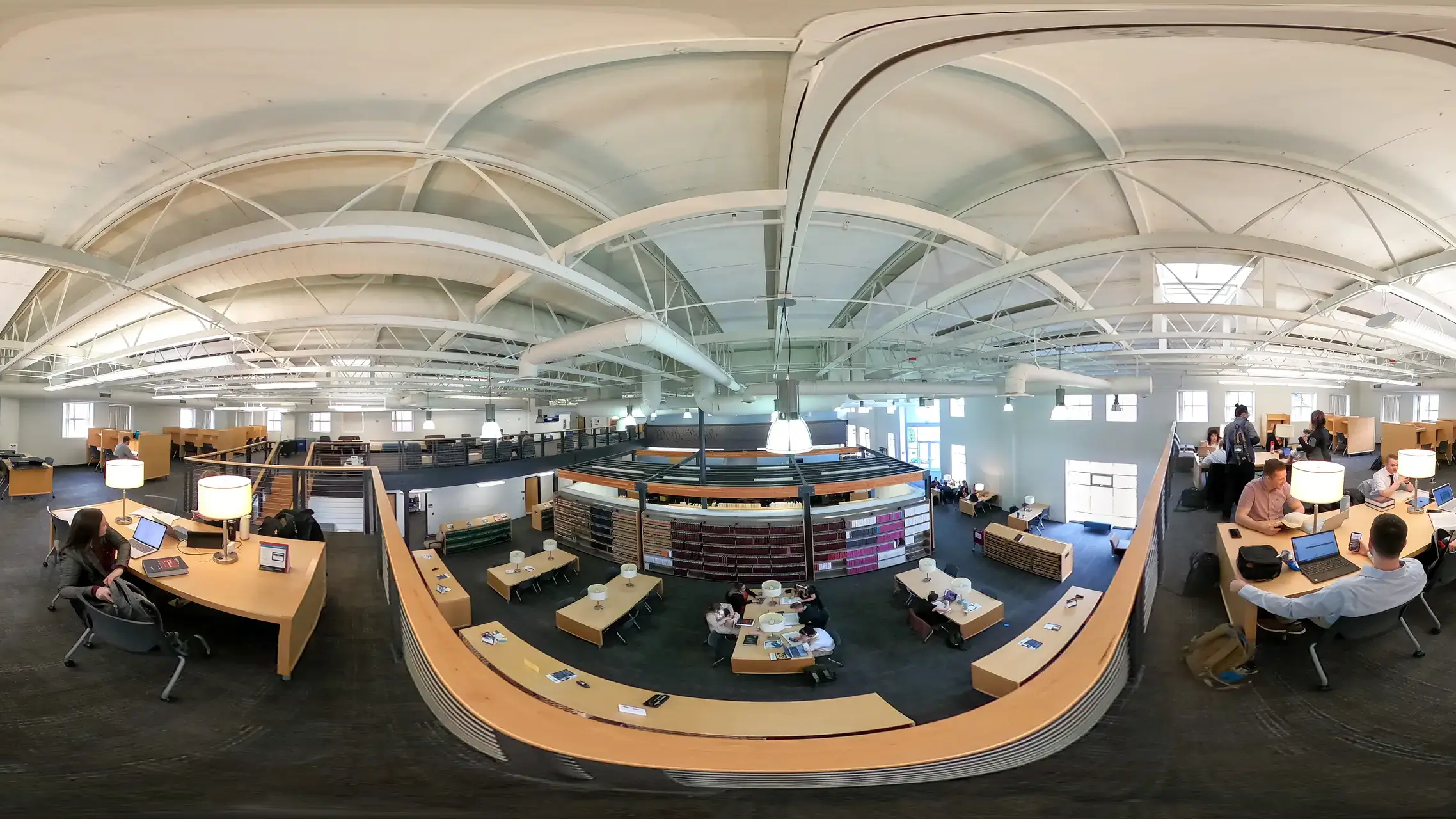 DCIM\100GOPRO\GSAA9853.JPG 360 images of the interior of the College of Law building.