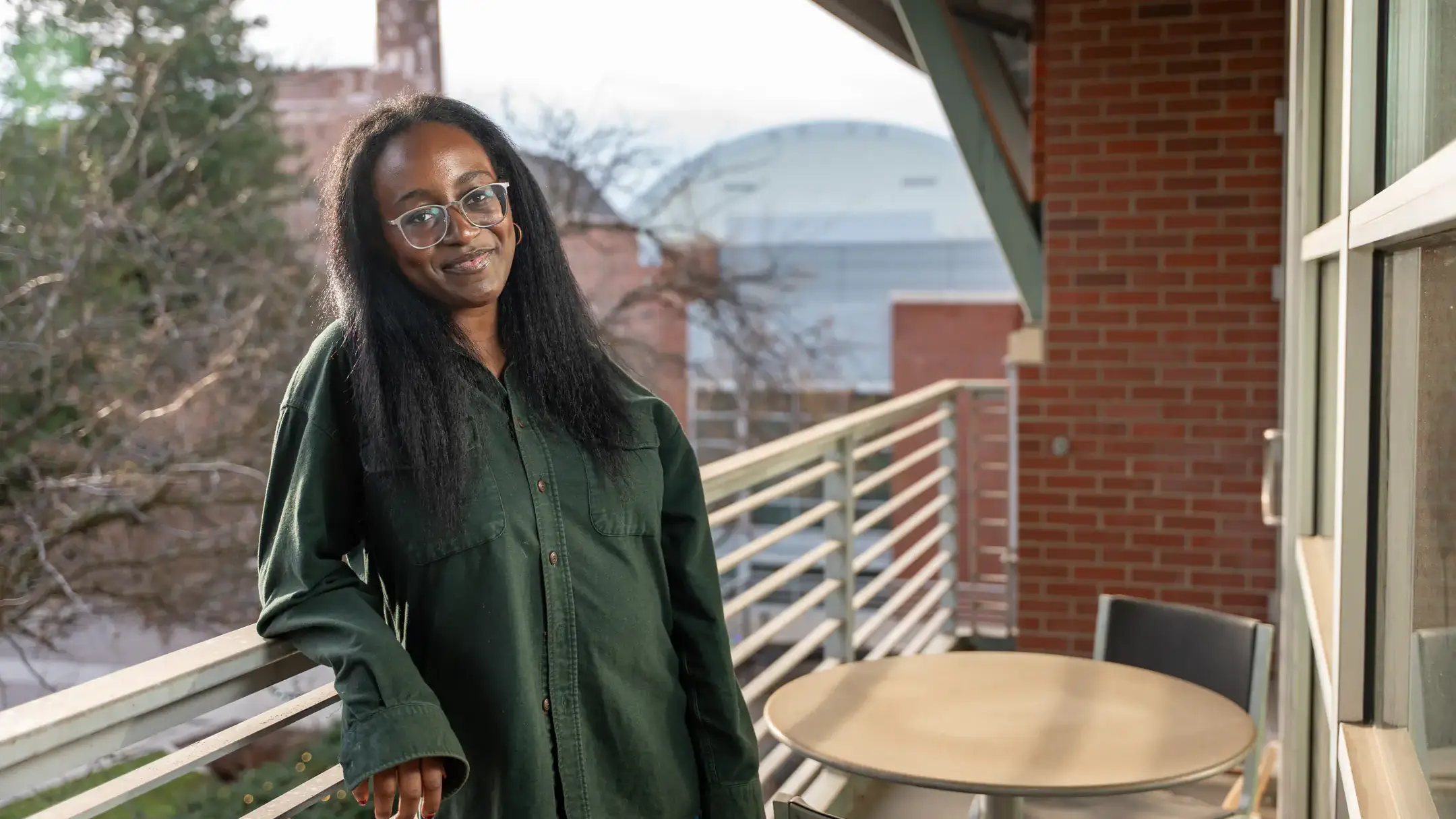 Portraits of ASUI President Seyi Arogundade, Political Science and Journalism '26, at the ISUB Tuesday, December 9, 2025.