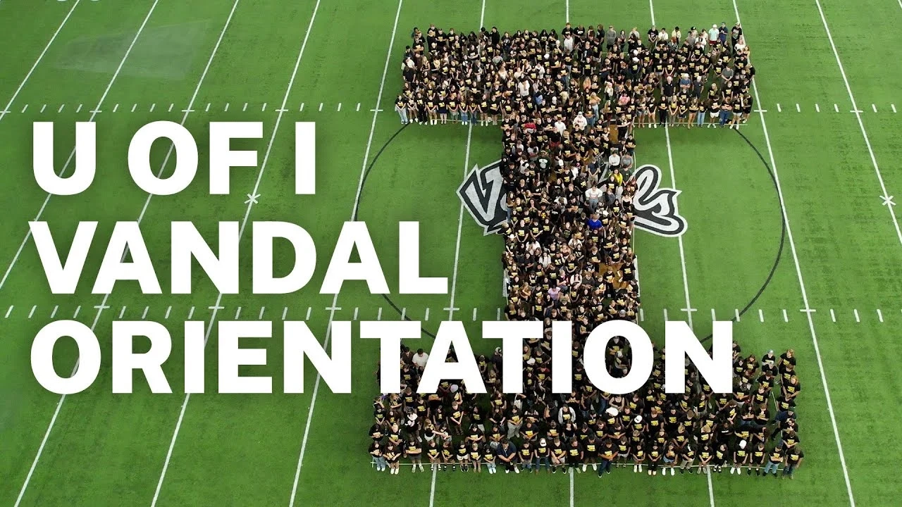 U of I Vandal Orientation leader vlog