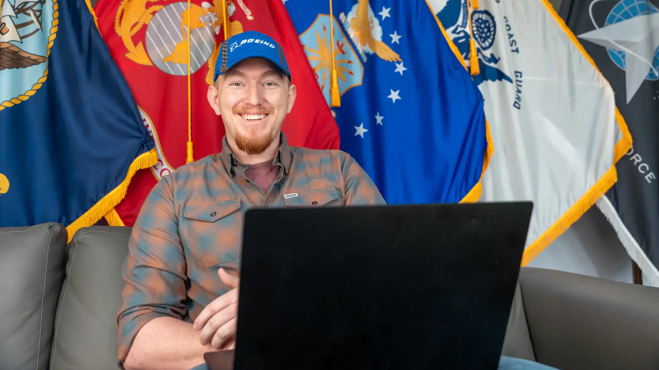 Cody Conger, a Marine Corps veteran studying Mechanical Engineering and Aerospace, is pictured at the Military and Veteran Services Office on Thursday, April 16, 2026. As a student, the former helicopter mechanic has been involved with the Veteran's Club, the Electric Off-Road Vehicle Team, and also helped start and lead the Vandal American Institute of Aeronautics and Astronautics (AIAA) design/build/fly team. Upon graduation, Conger has accepted a job with Boeing.