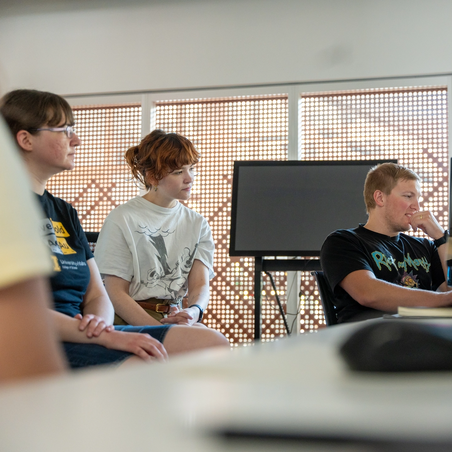 Polymorphic Games Studio: Undergraduate-led team creating games with evolving creatures that adapt to your strategy in the Integrated Research and Innovation Center.
