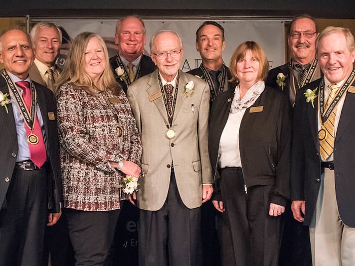 Banquet of Academy of Engineers induction ceremony held in the Vandal Ballroom.