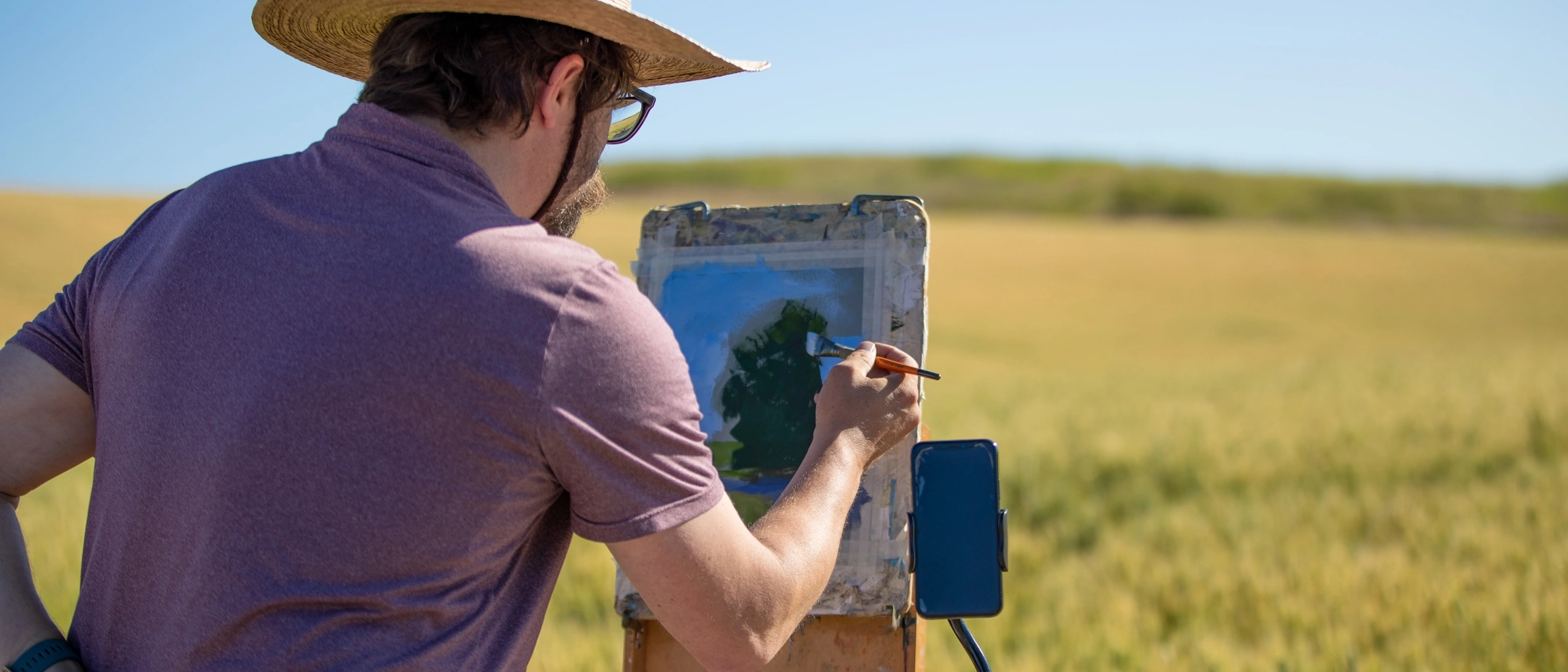 College of  Art and Architecure assistant professor painting plein air