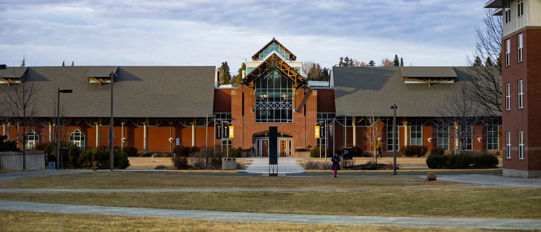 Textures, details and landscapes on campus at sunset.