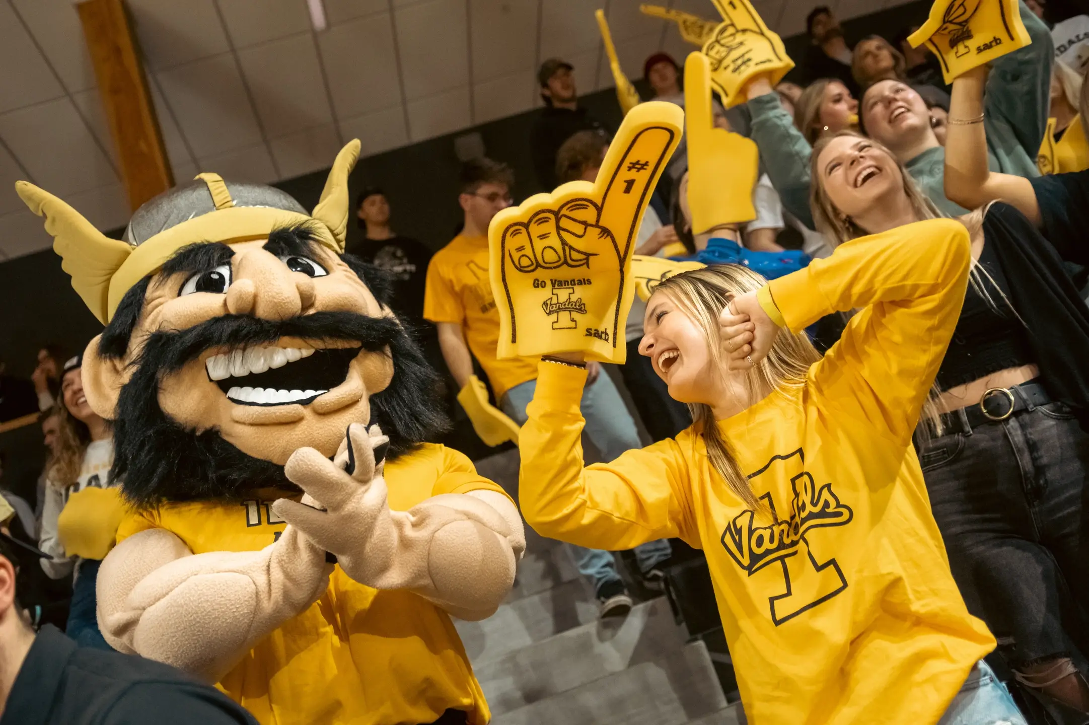 University of Idaho Men's Basketball versus Long Beach state home opener in the ICCU arena