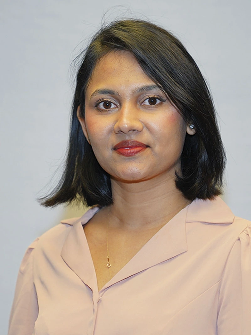 A portrait of Raveen Rani