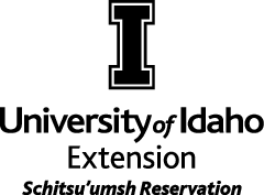 Stacked University of Idaho Schitsu'umsh Reservation all black logo EPS file in CMYK mode with transparent background. Please select original file when downloading.
