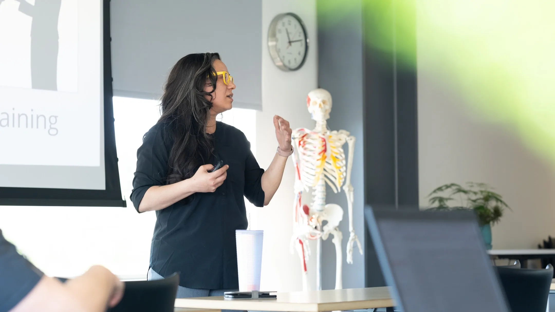 WWAMI Medical Education Program "action shots" of people interfacing with technology to illustrate the virtual education component of our ECHO Idaho program.