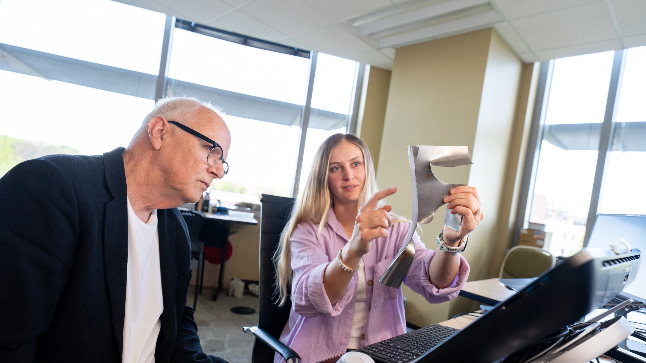 The Integrated Design Lab (IDL) and Urban Design Center (UDC) are pictured Wednesday, April 30, 2025 at the University of Idaho Boise campus. Pictured is Dwaine Carver, Associate Professor and Associate Chair of Architecture.