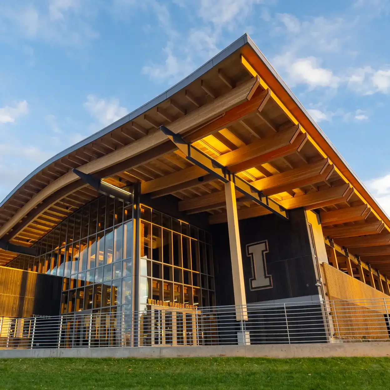 ICCU Arena exterior photography