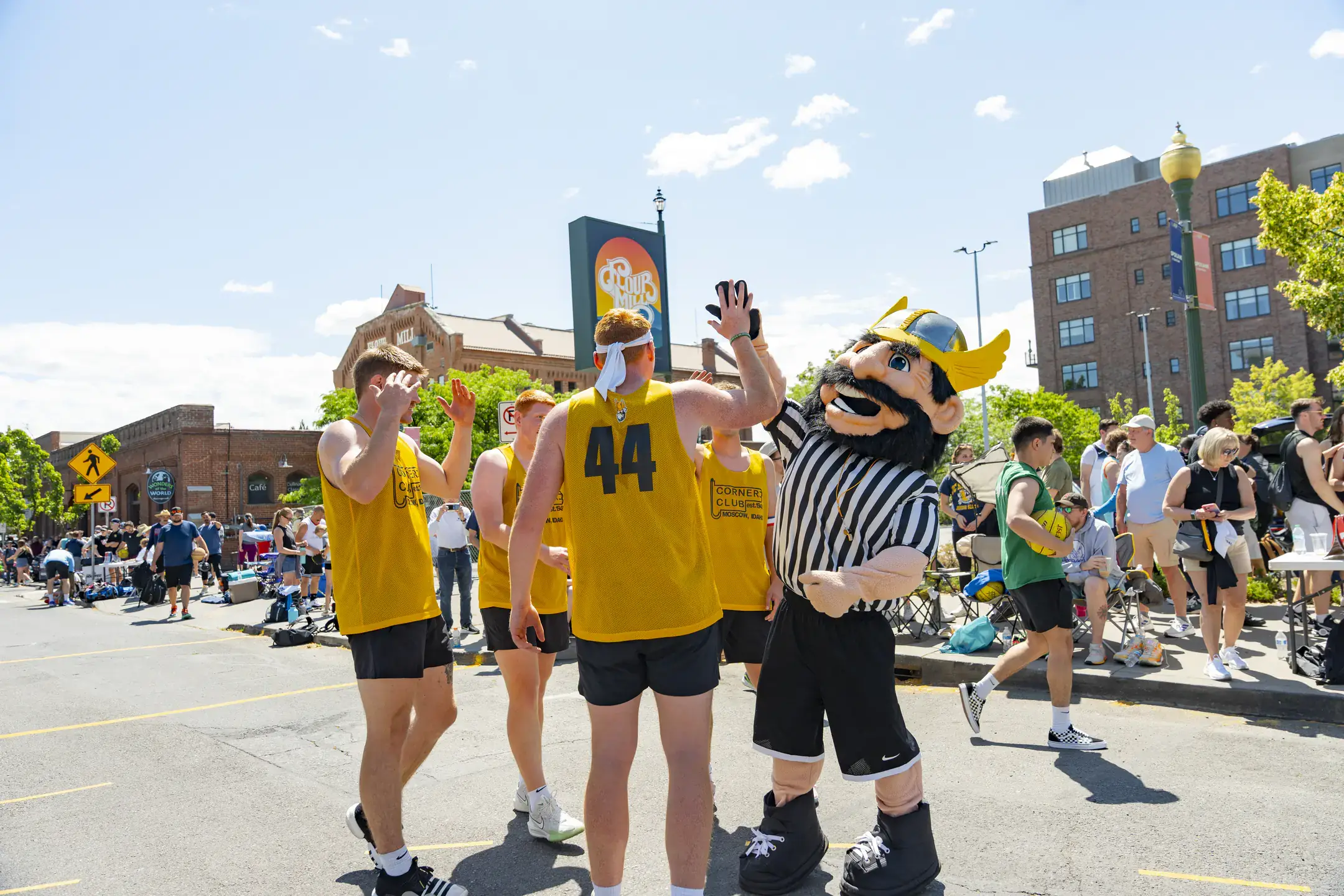 Spokane Hoopfest, the largest 3-on-3 outdoor basketball tournament in the world, is held June 27-29, 2025 in downtown Spokane, Washington. Pictured are Day 2 scenes from Saturday, June 28, 2025.