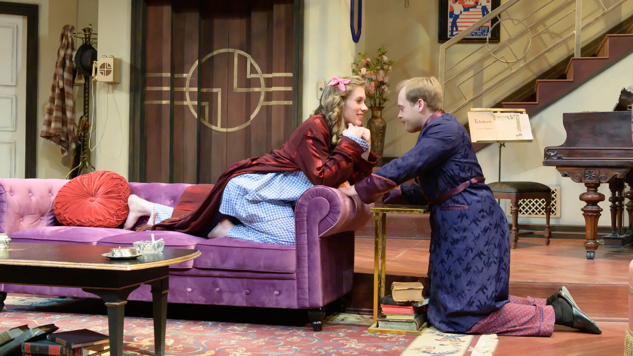 Theatre production archive photos of Present Laughter by Craig Miller in the Hartung Theater