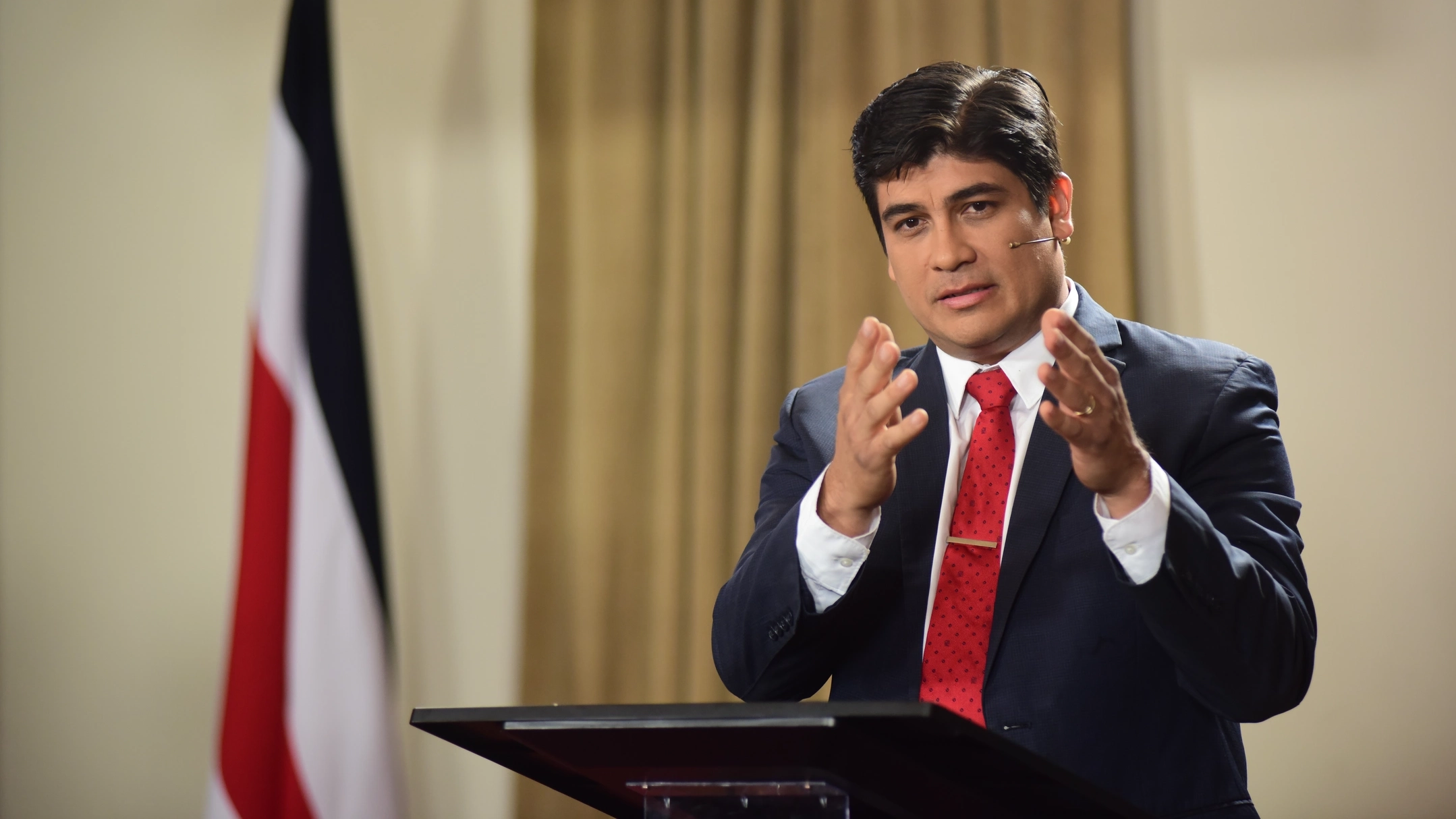 Carlos Alvarado Quesada former president of Costa Rica