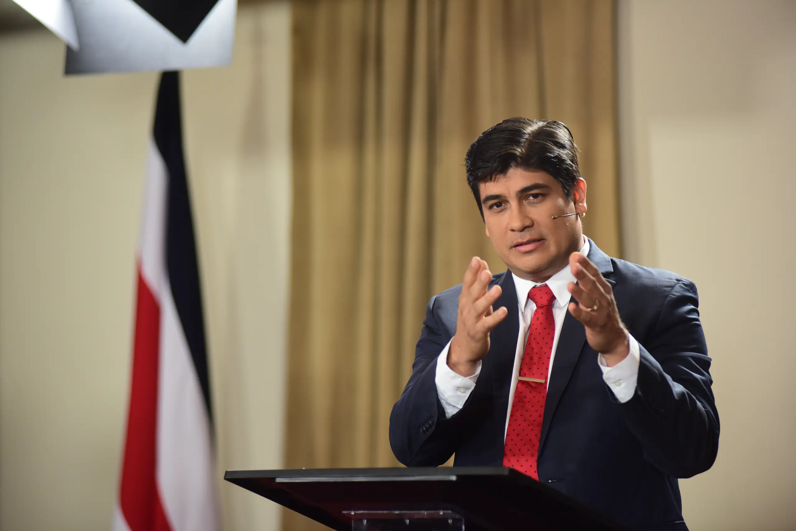 Carlos Alvarado Quesada former president of Costa Rica