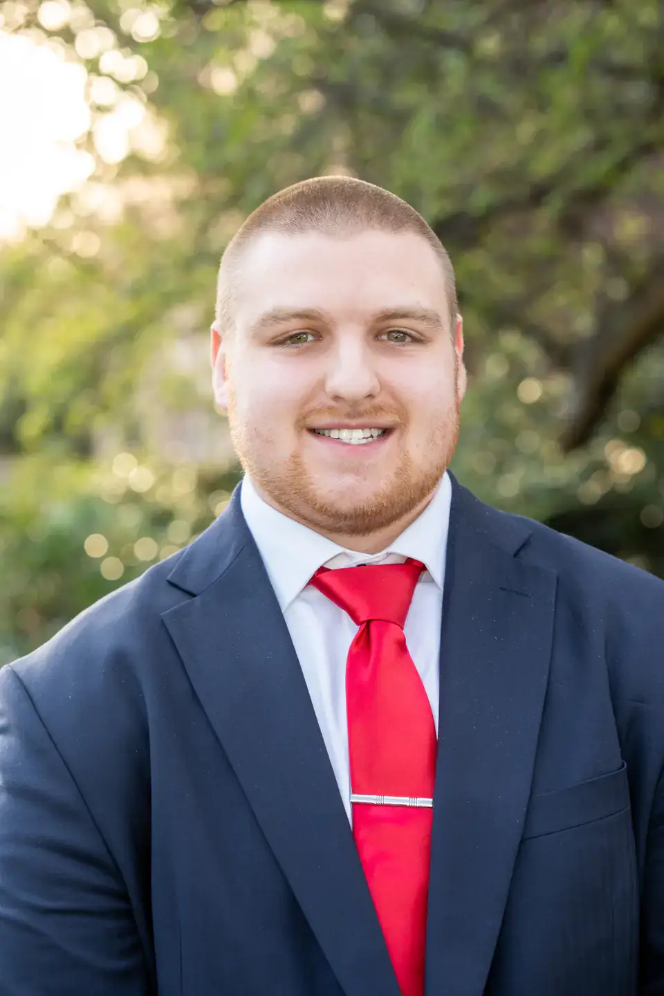 Political science student Raleigh Halgren participates on the mock trial team and plans to enter law school.