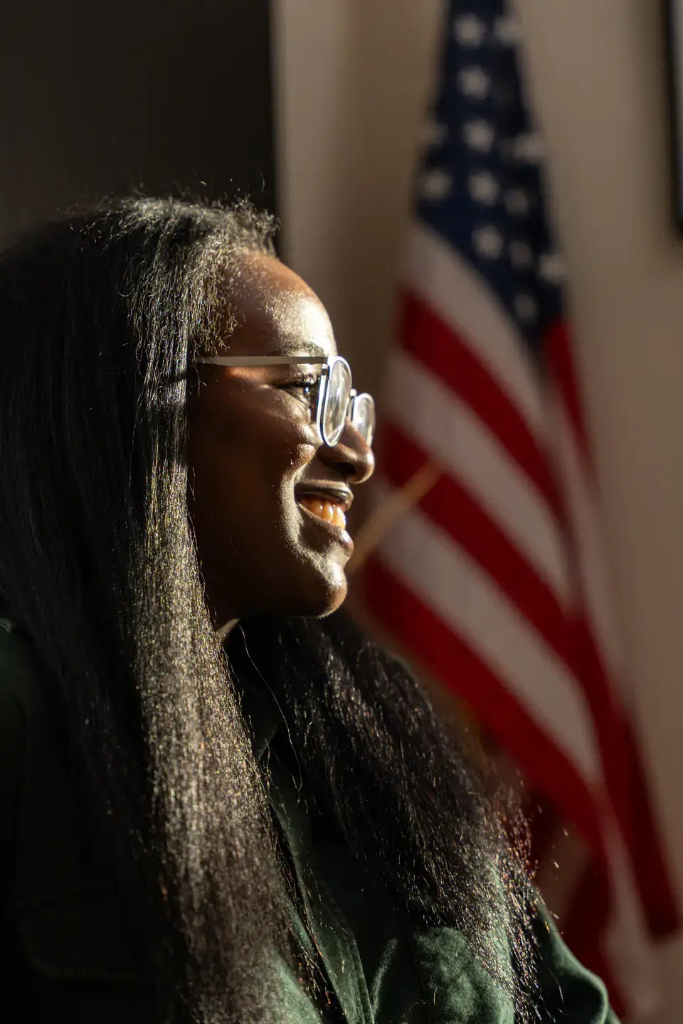 Portraits of ASUI President Seyi Arogundade, Political Science and Journalism '26, at the ISUB Tuesday, December 9, 2025.