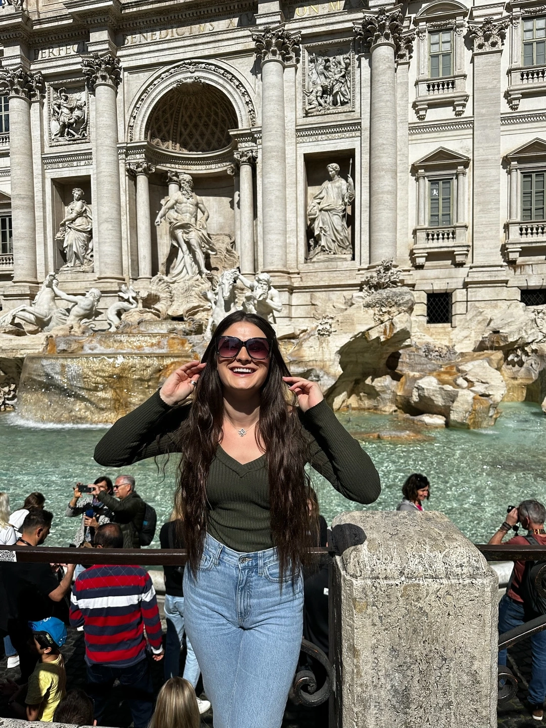 Entries in the International Programs Office annual Education Abroad Photo Contest. Photo contributed by Lynara Bennett in the Most Epic Selfie category.