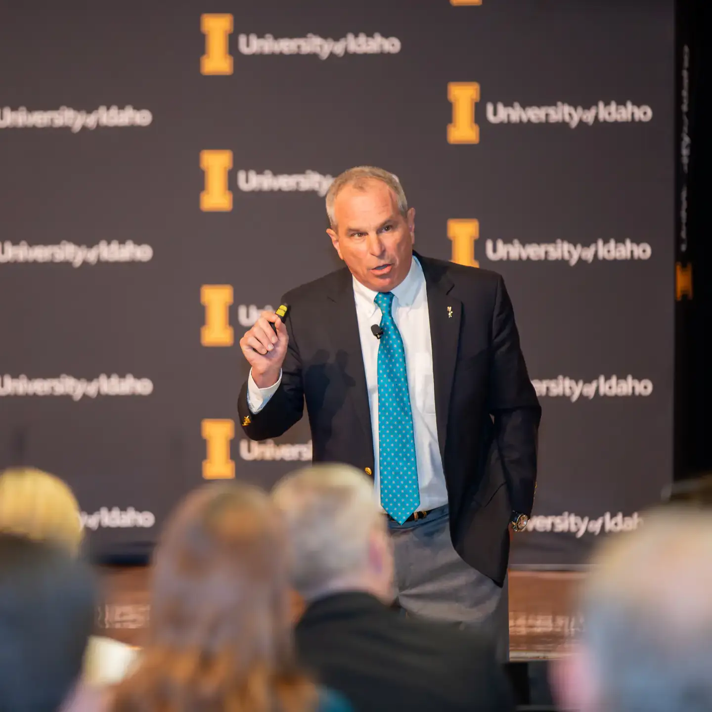The University of Idaho Energy Institute hosts its first ever Energy Symposium March 4-5, 2026 in the International Ballroom at the Pitman Center. The event brought together industry professionals, researchers and policy makers to help shape the future of reliable and affordable energy in Idaho and beyond. The symposium’s keynote speaker was Robert Bryce, a journalist and film producer with more than four decades spent exploring the intersection of energy, power, politics and innovation. Panel discussions tackled hydroelectric licensing, nuclear energy fuel supply chain and development, permitting reform, and other topics.\r