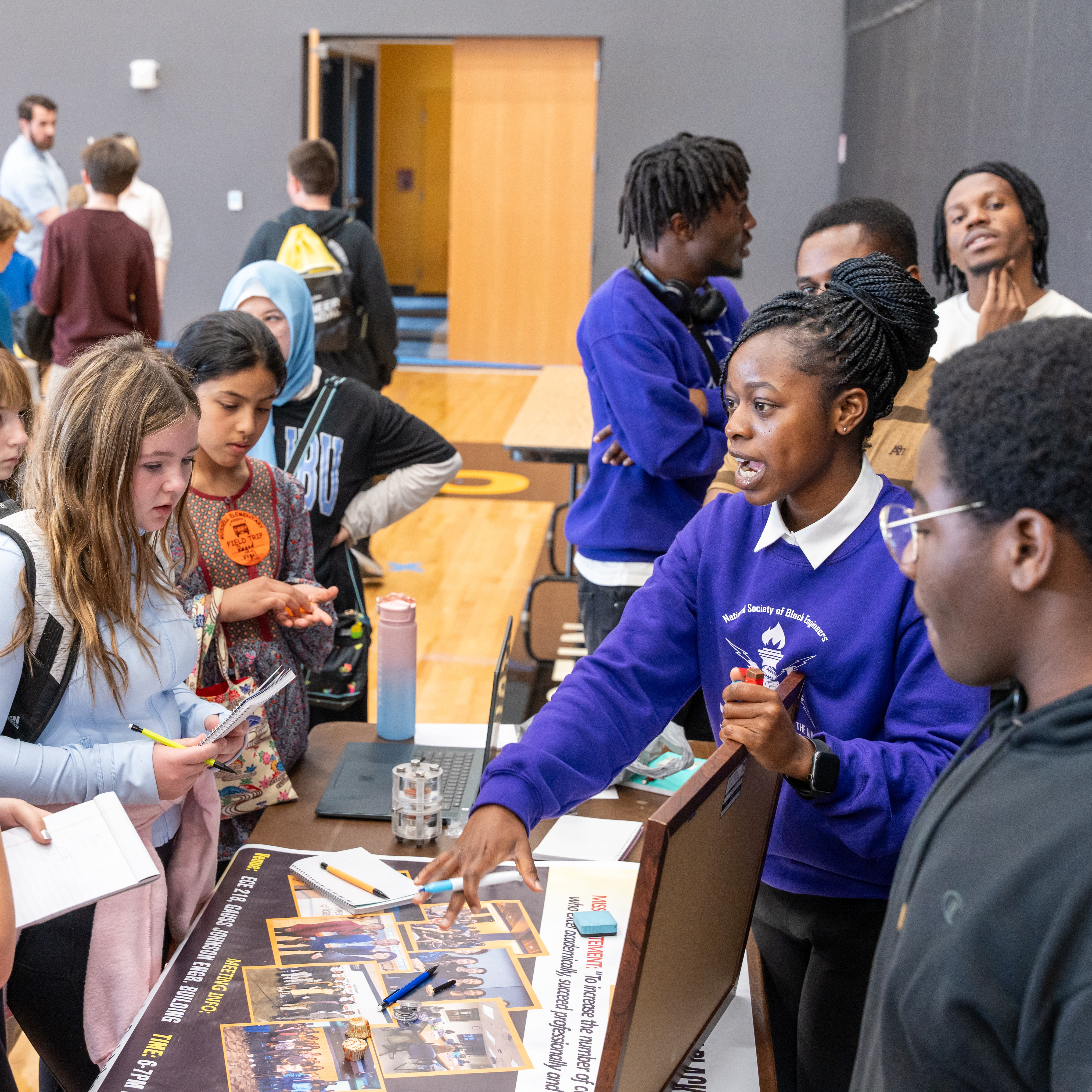 University of Idaho College of Engineering Expo in the ICCU arena, April 26th, 2024.