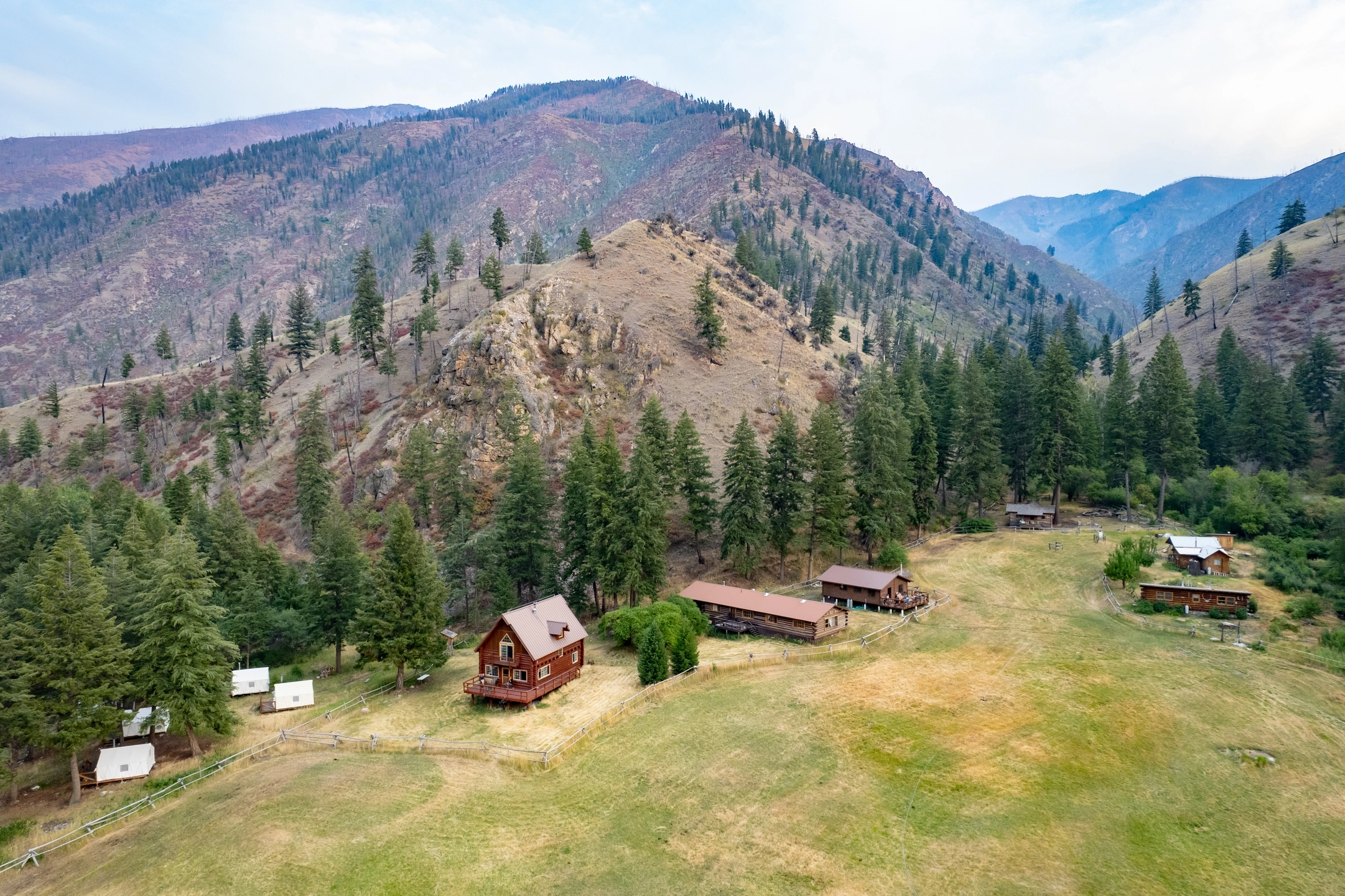 Taylor Wilderness Research Station in the Frank Church Wilderness of No Return.