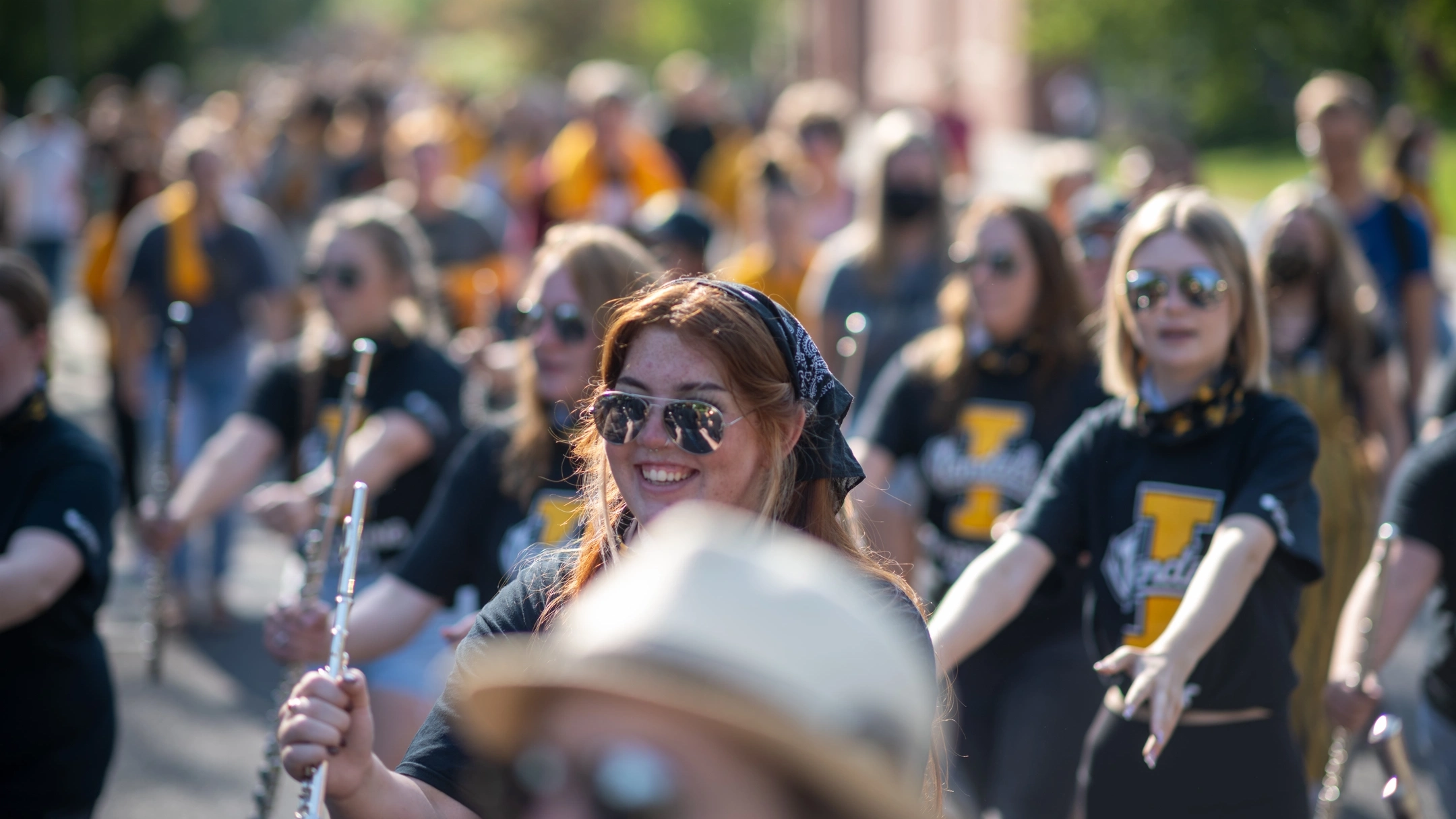 Vandal Marching Band at the Week of Welcome Vandal Walk