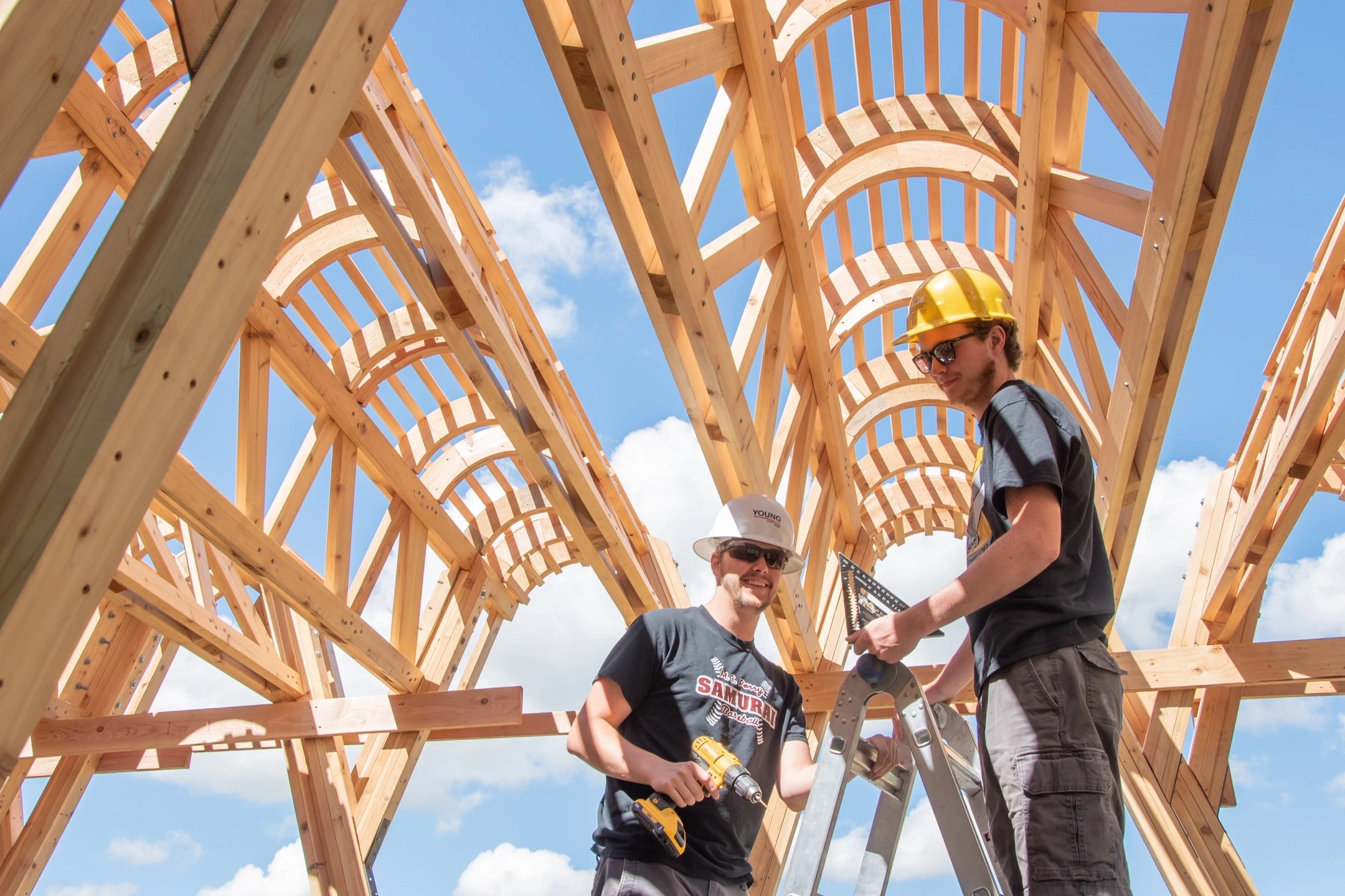 Design + Build erecting a building at McDonnel Elementary School