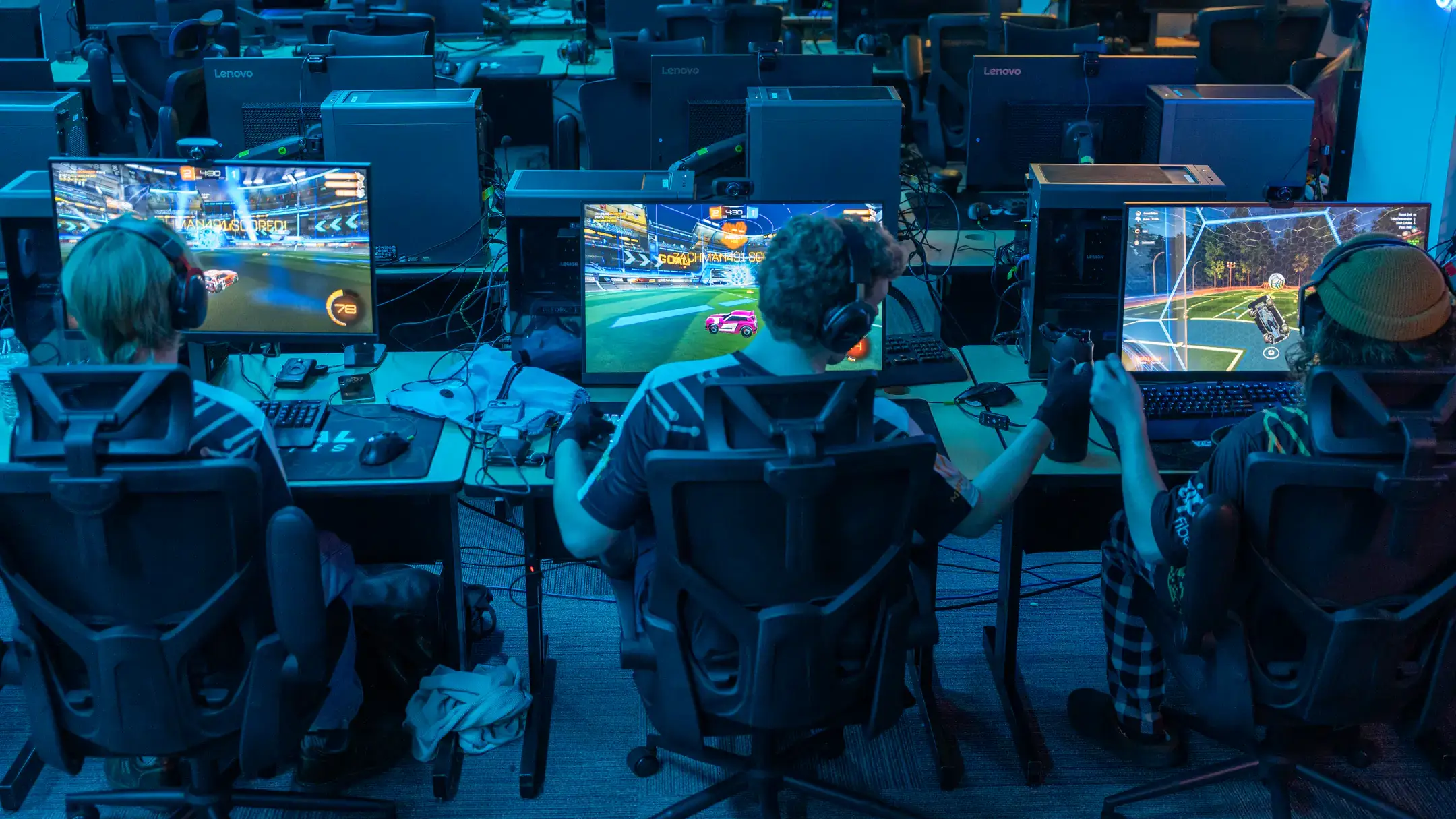 The Vandal Esports lab in the basement of the Pitman Center is photographed Thursday, December 11, 2025.