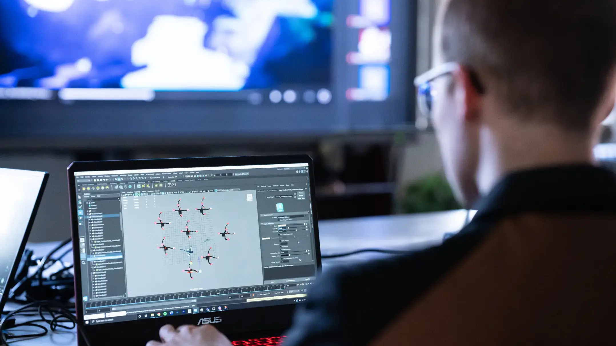 Students in virtual technology and design partner with students in music composition and in the school of music for a creative, cross-college collaboration; including in-class and behind the scenes from groups forming, challenges and solutions to agreement and compromise - all culminating in a live concert and video premiere event.