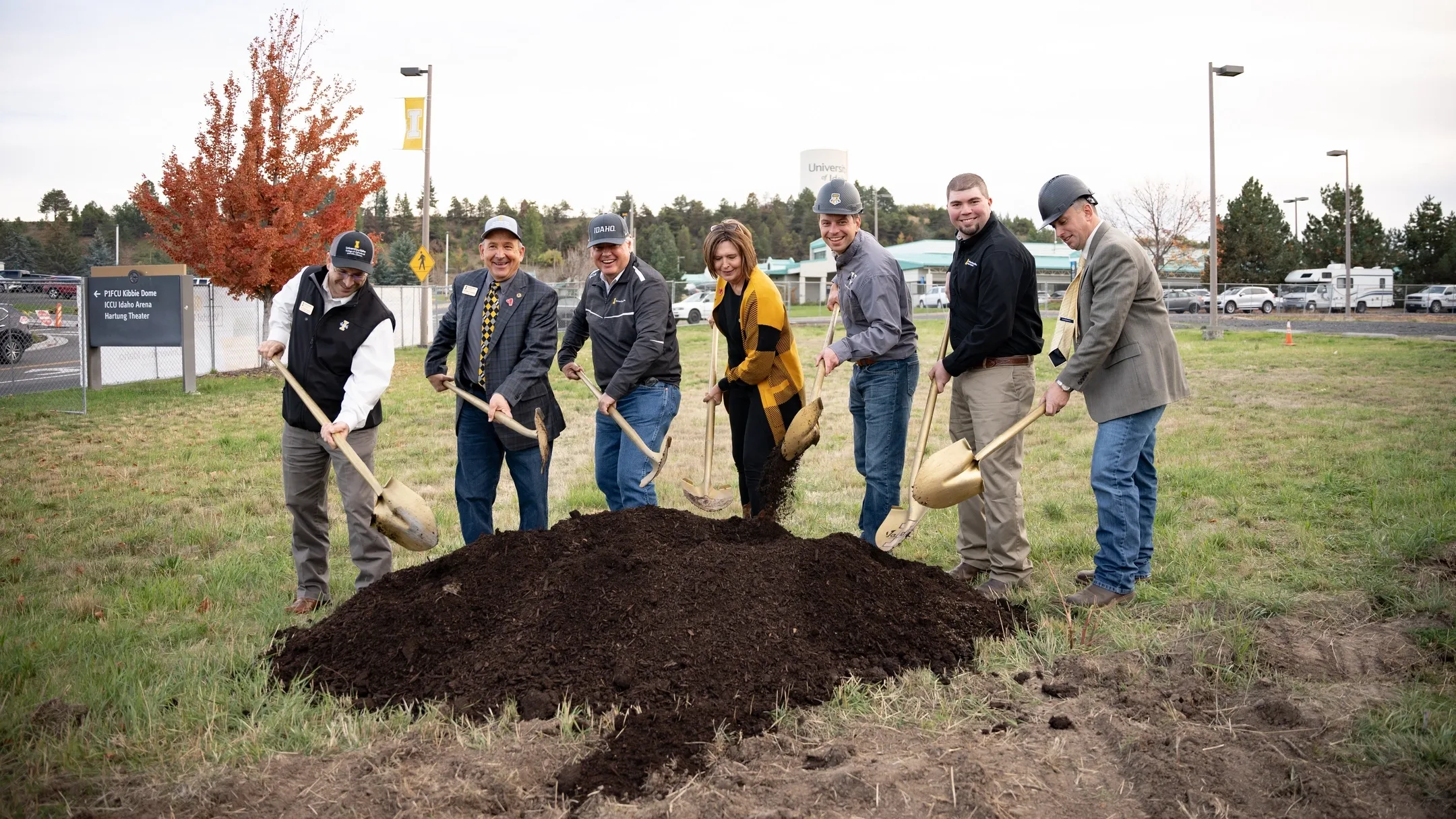 College of Agricultural and Life Sciences ground breaking for the construction of the Meat Science and Innovation Center Honoring Ron Richard.