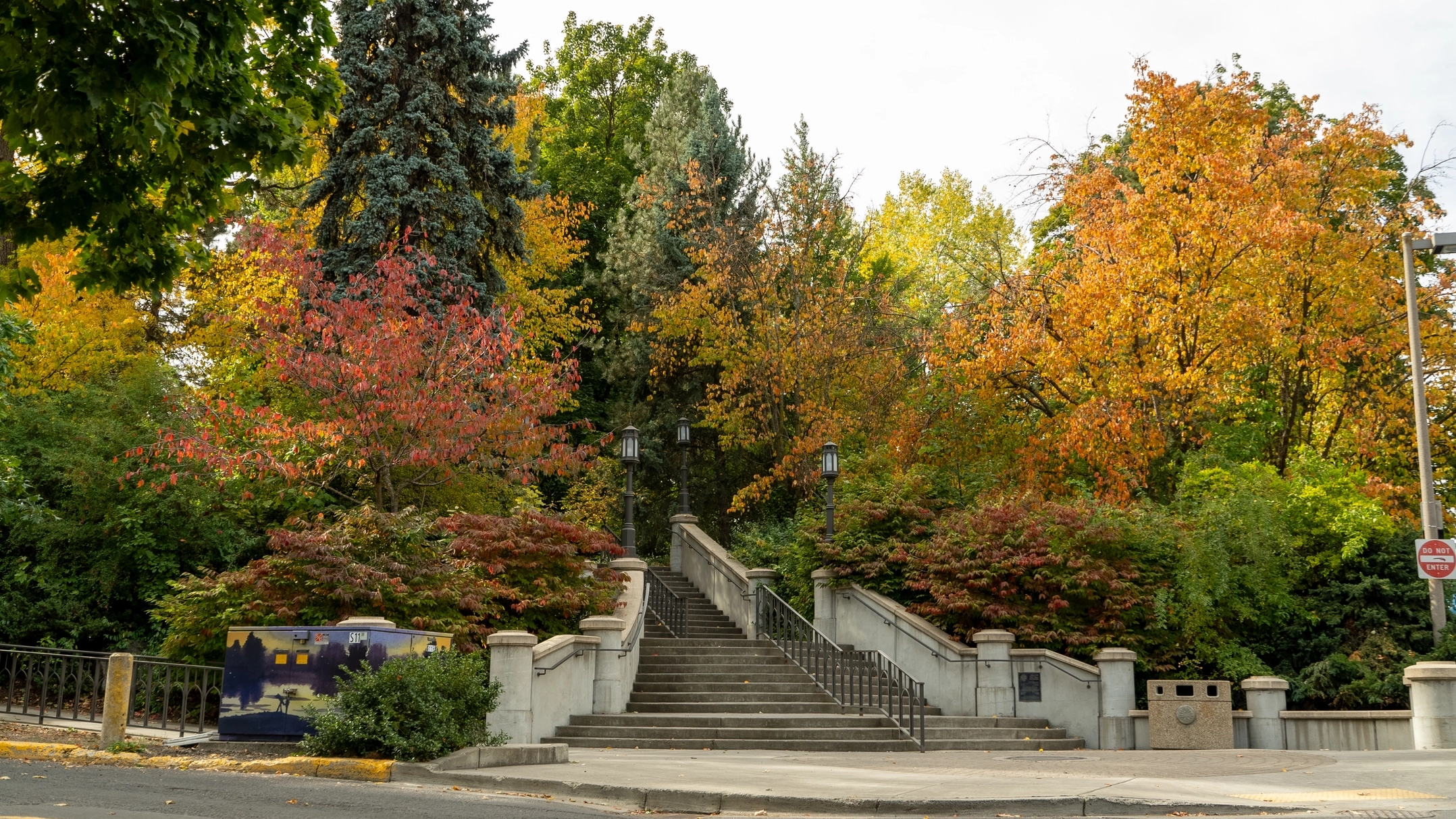 Seasonal Fall Campus Stock Imagery