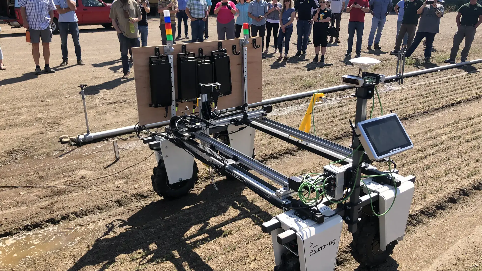 A team from the University of Idaho robotics program recently built a wheeled robot that uses electricity to kill weeds in US Forest Service nursery seedling beds in Coeur d'Alene, ID. The robot travels rows via a programmed route while following data to differentiate between seedlings and weeds. It uses a moveable arm and electricity to “zap” weeds, killing them with a more than 95% efficiency, reducing labor costs and the use of petrol chemicals.
