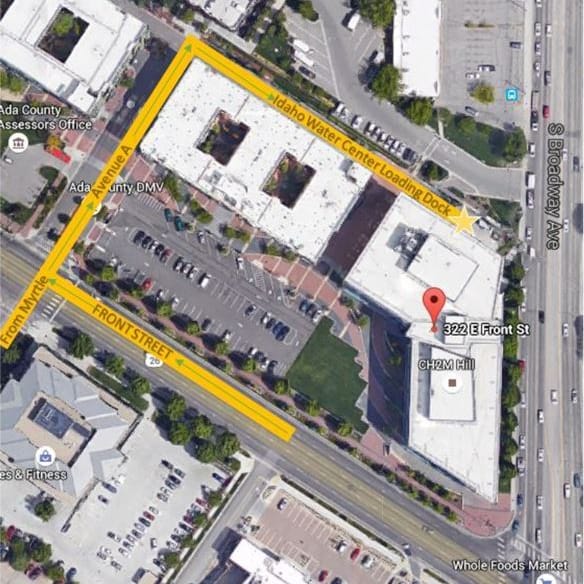 University of Idaho Boise event parking map