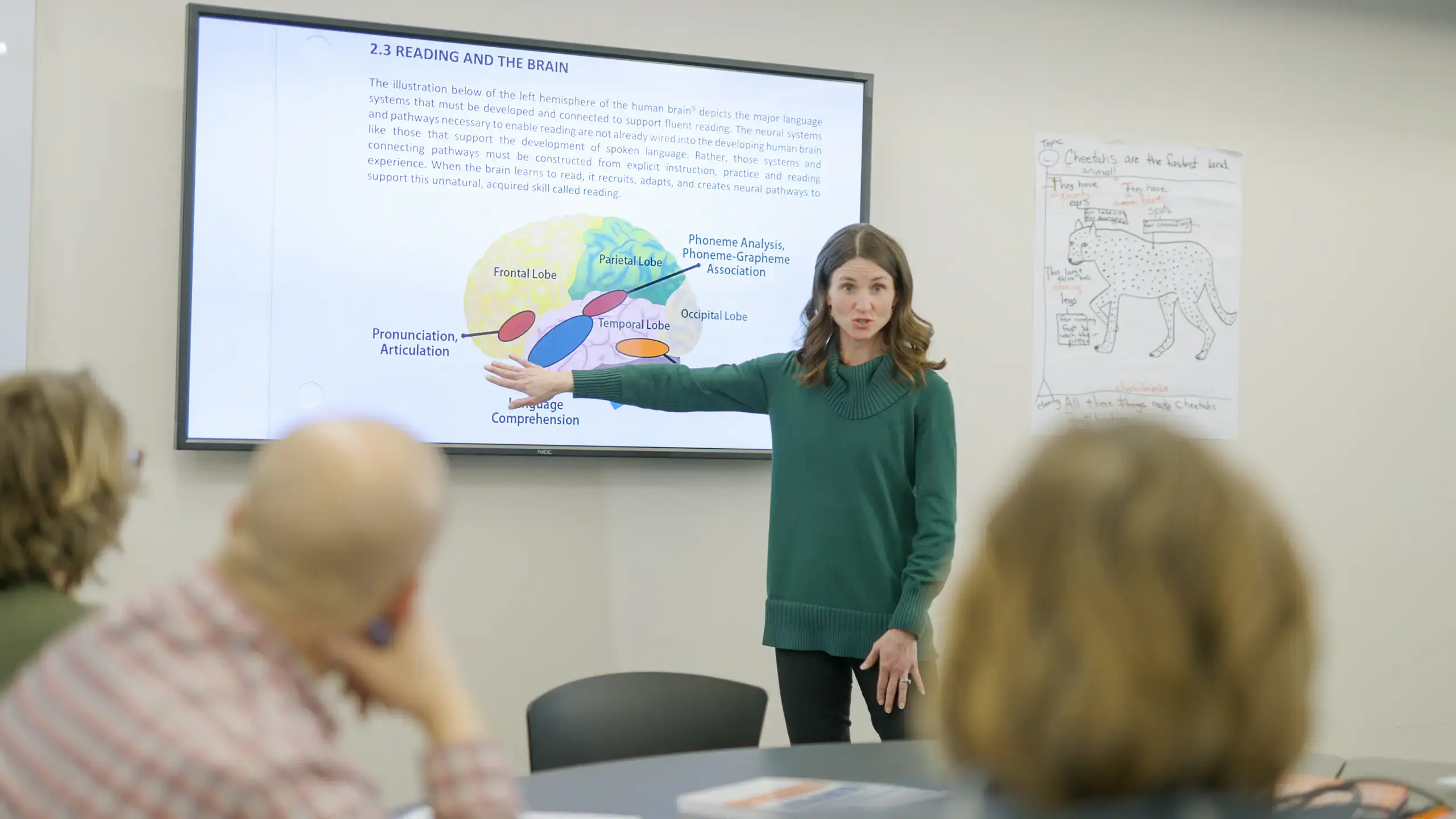 Brooke Blevins, dean of the College of Education Health and Human Sciences, and her team meet about the Vandal Early Literacy Symposium on Friday, February 24, 2026. Supported by the Garth and Frances Reid Literacy Initiative, the Vandal Early Literacy Symposium is a unique professional learning opportunity designed specifically for early literacy teachers. The three-day literacy symposium is focused on practical instructional strategies grounded in the Science of Reading research. All sessions are focused to help implement best literacy practices in the classroom. 