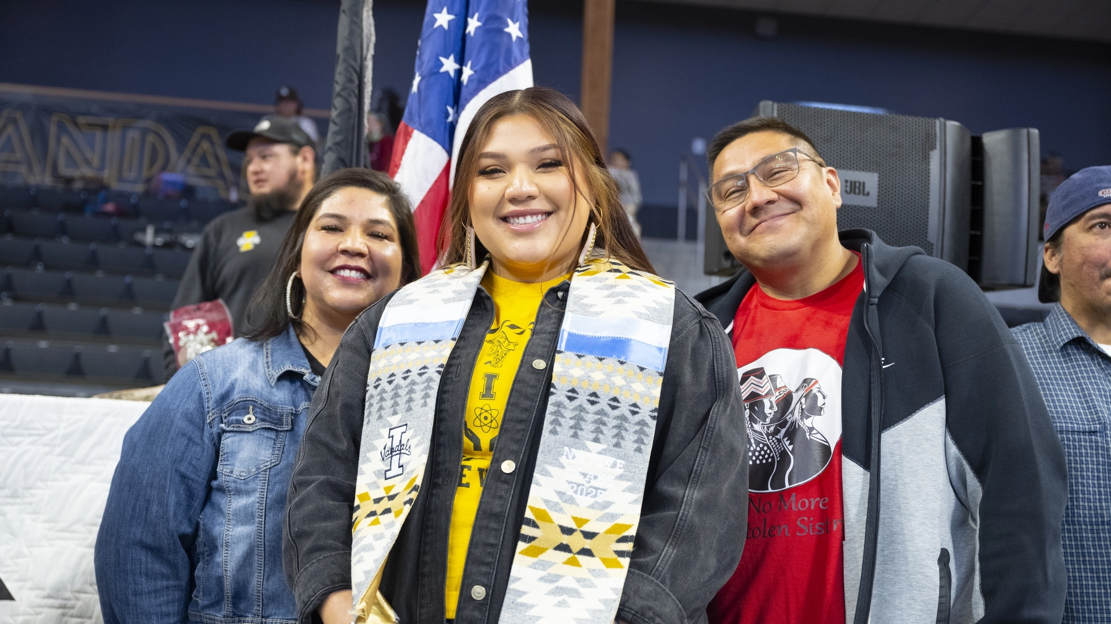 The 24th annual Tutxinmepu Powwow, sponsored by the Native American Student Center, is held at ICCU Arena Saturday, April 5, 2025.
