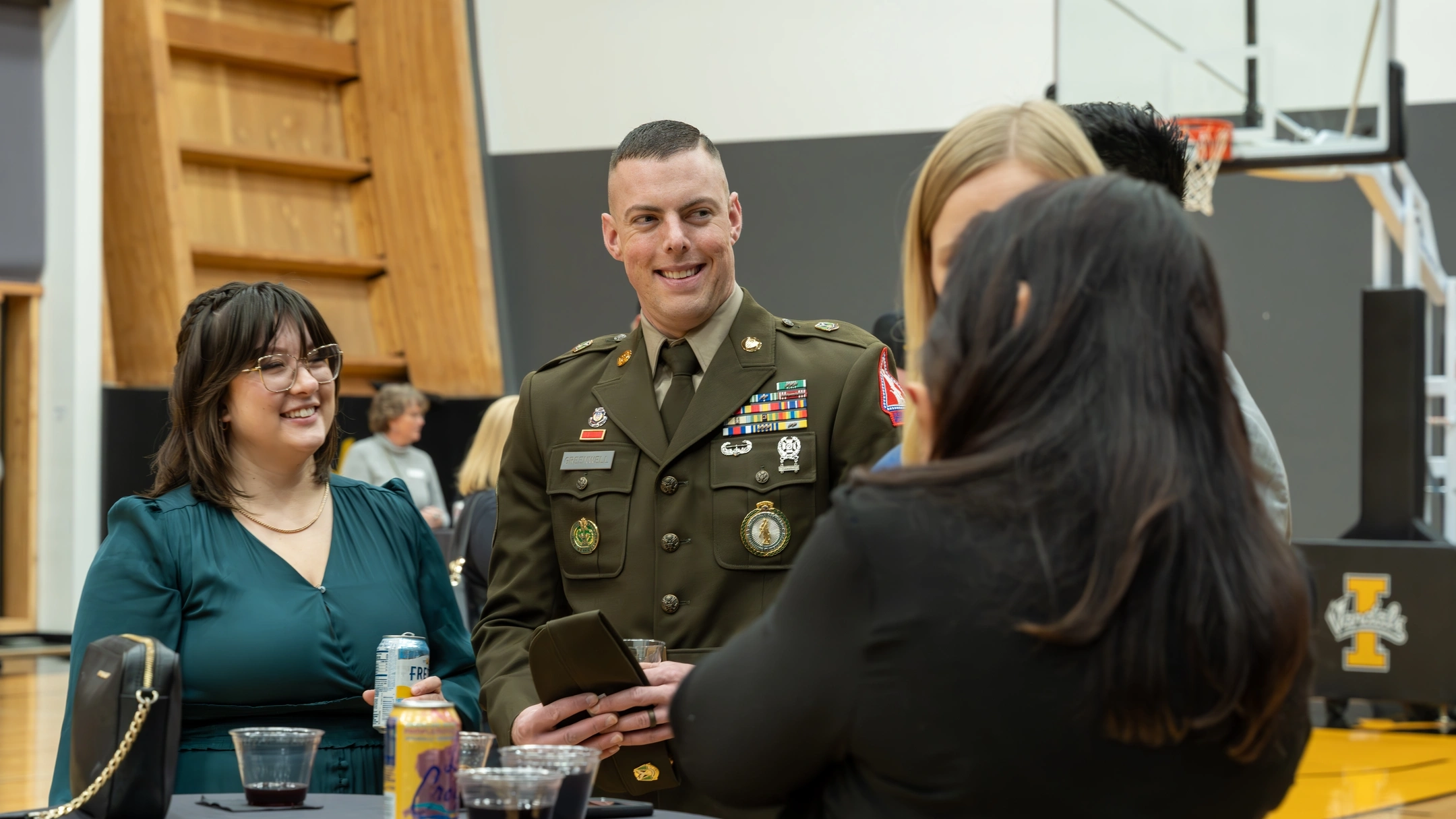 The 2023 veterans appreciation dinner hosted by the University of Idaho and the Moscow Chamber of. Commerce.
