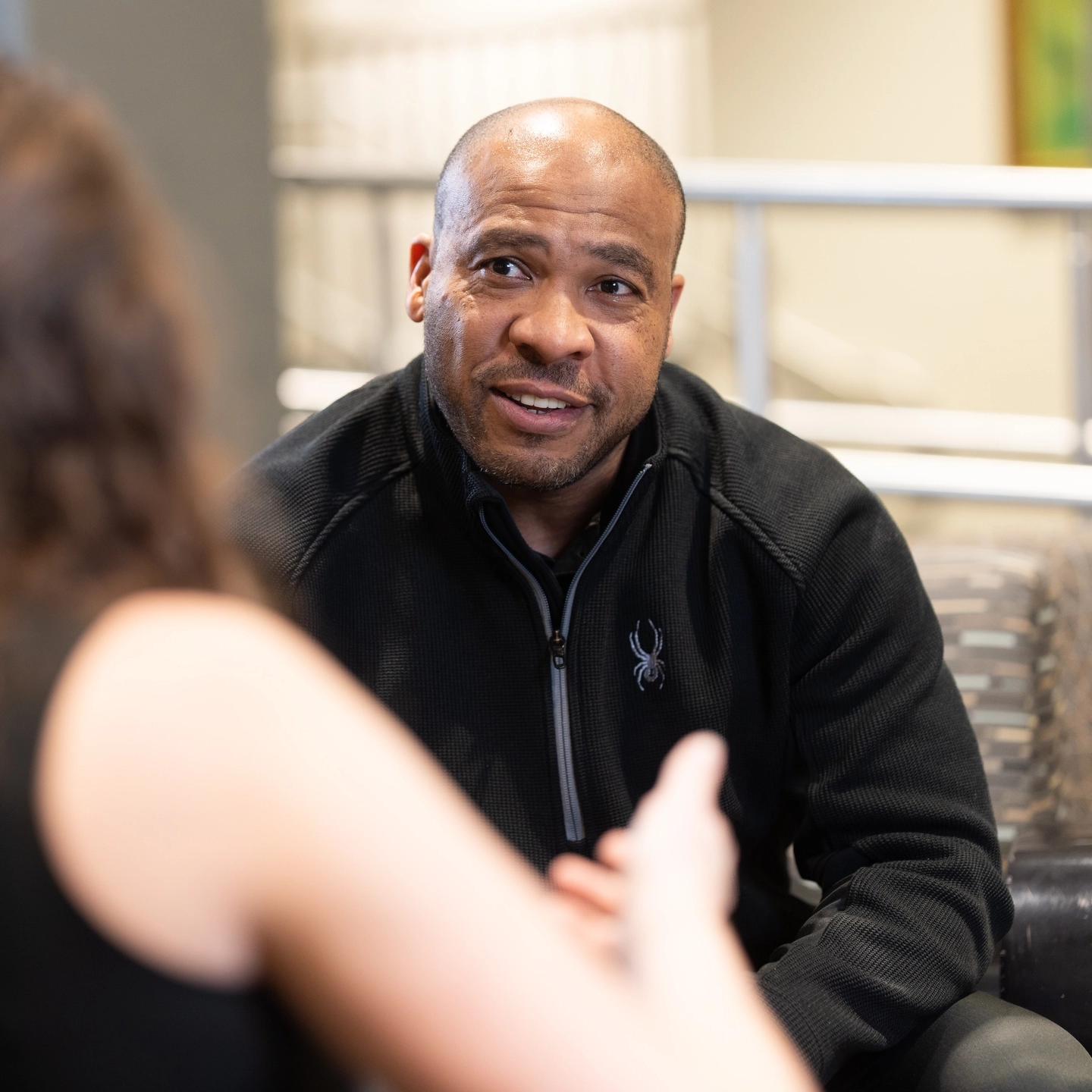 SEM Recruitment Team. Pictured is Jermaine Rucker.