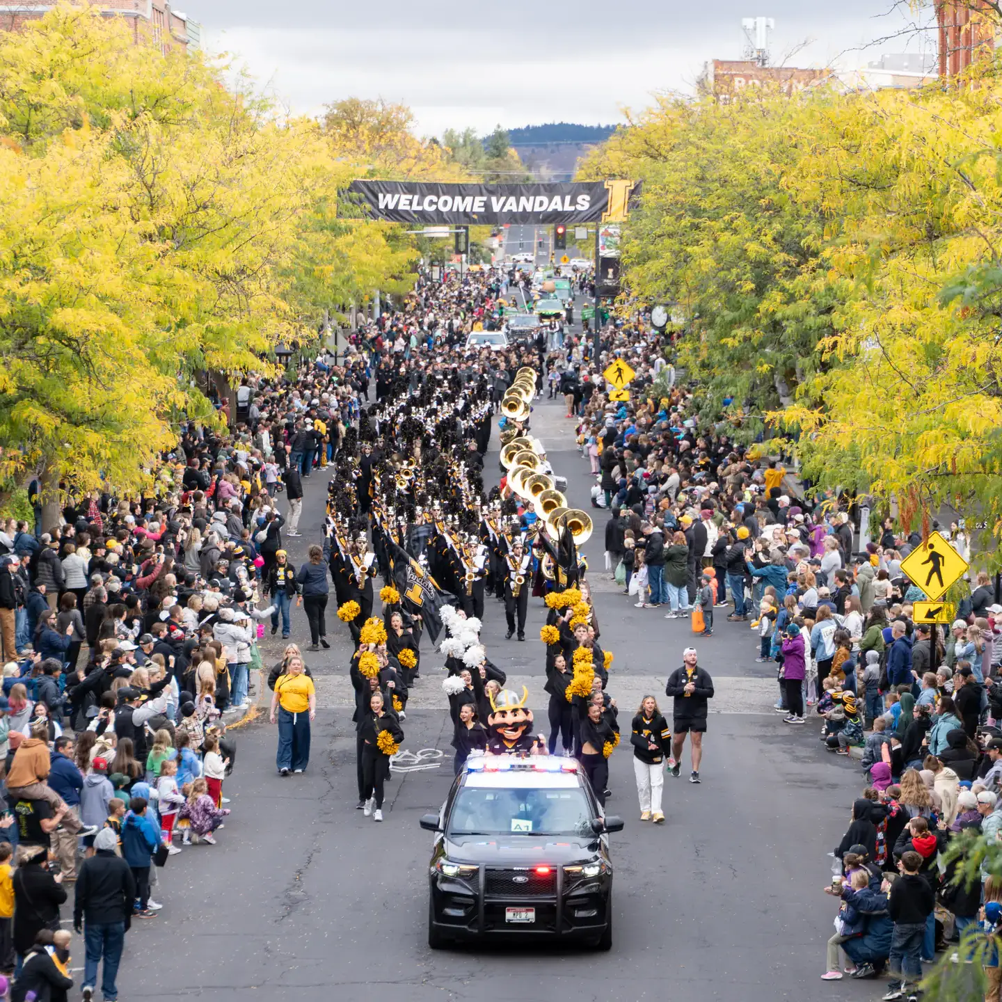 2025 Homecoming Week activities. The Homecoming Parade is held on Main Street in downtown Moscow on Saturday, October 11, 2025. This year’s homecoming theme selected by students is “Holla Back!”, a throwback to the year 2000.