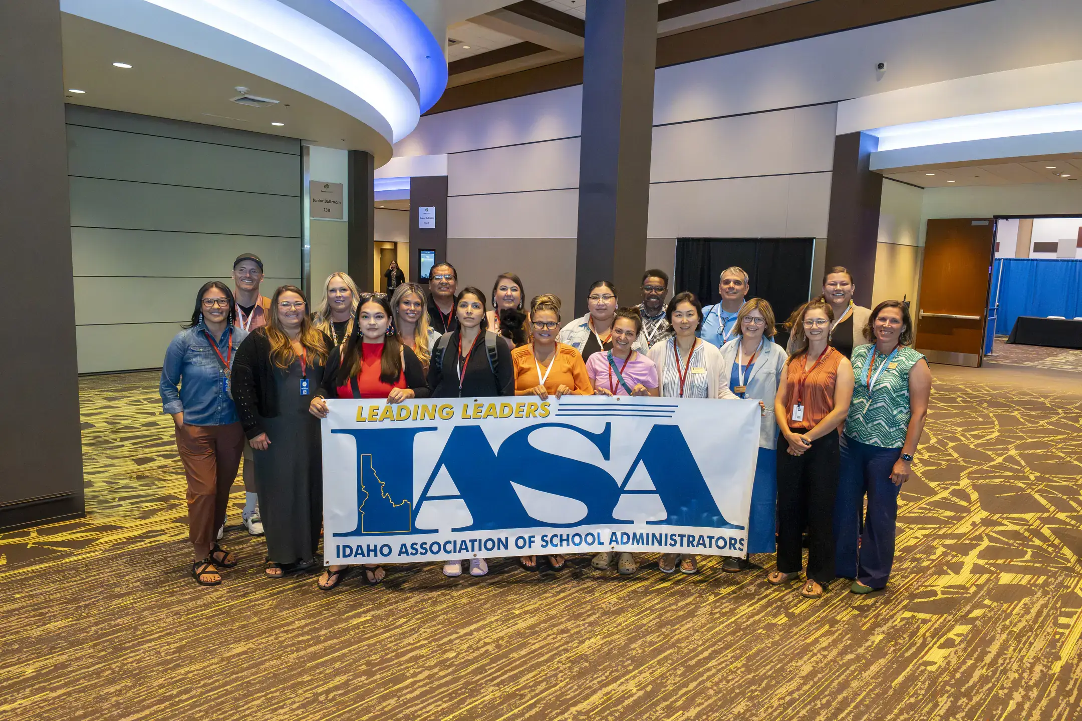 Students and faculty from the Masters in Educational Leadership program present on the topic of indigenous education at the Idaho Association of School Administrators (IASA) in Boise, Idaho on August 5, 2025.