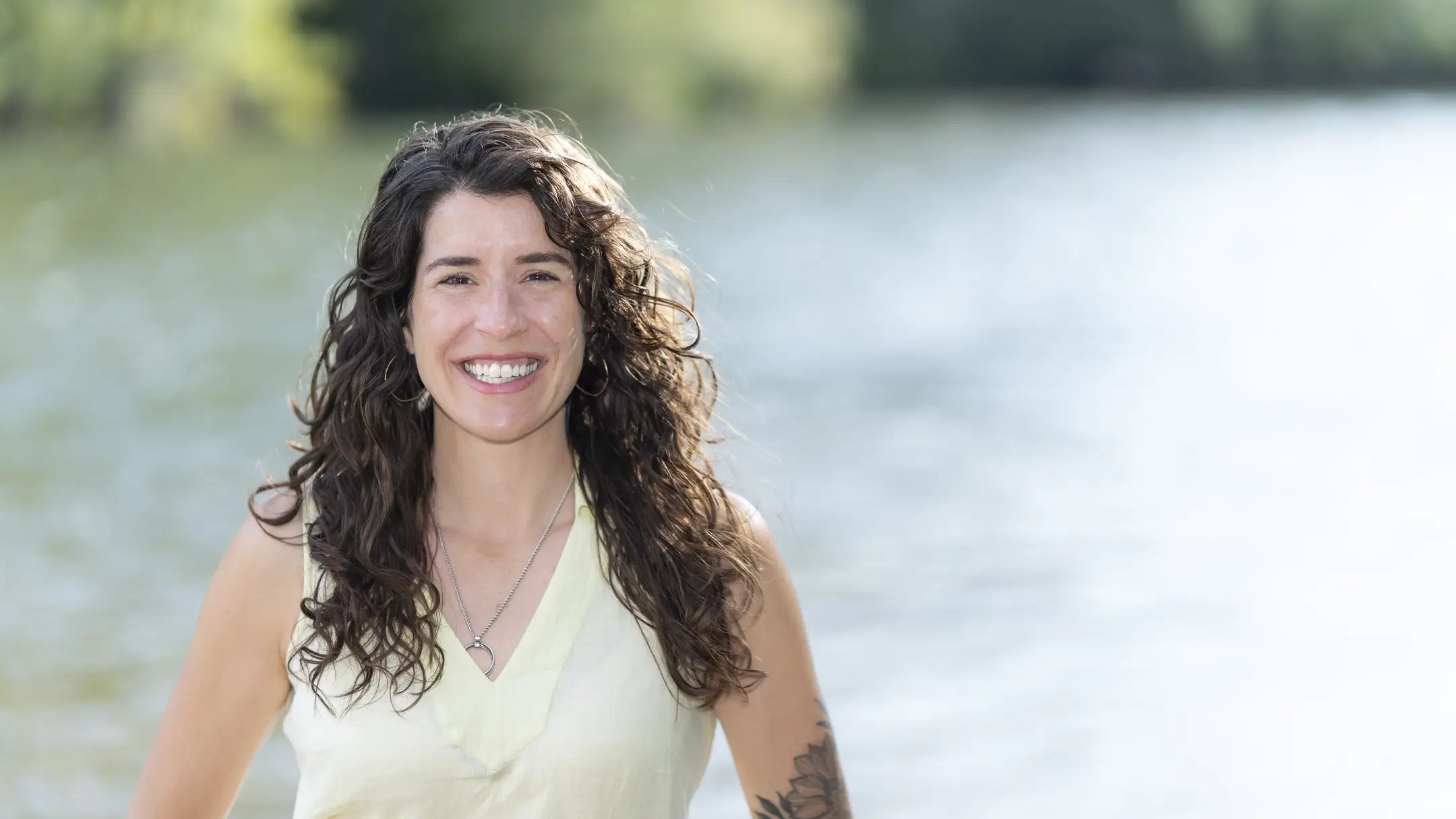 Kendra Kaiser, Director and Assistant Research Faculty at the Idaho Water Resources Research Institute, is pictured along the Boise River on Monday, August 4, 2025.