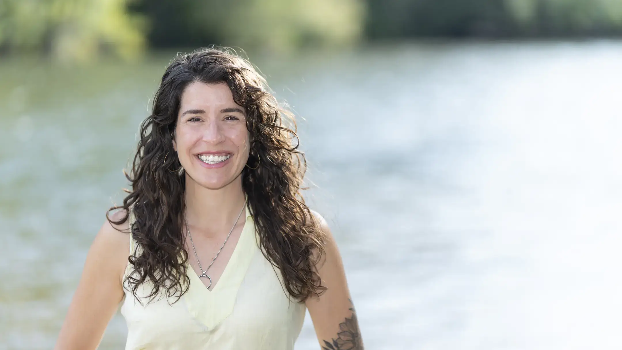 Kendra Kaiser, Director and Assistant Research Faculty at the Idaho Water Resources Research Institute, is pictured along the Boise River on Monday, August 4, 2025.