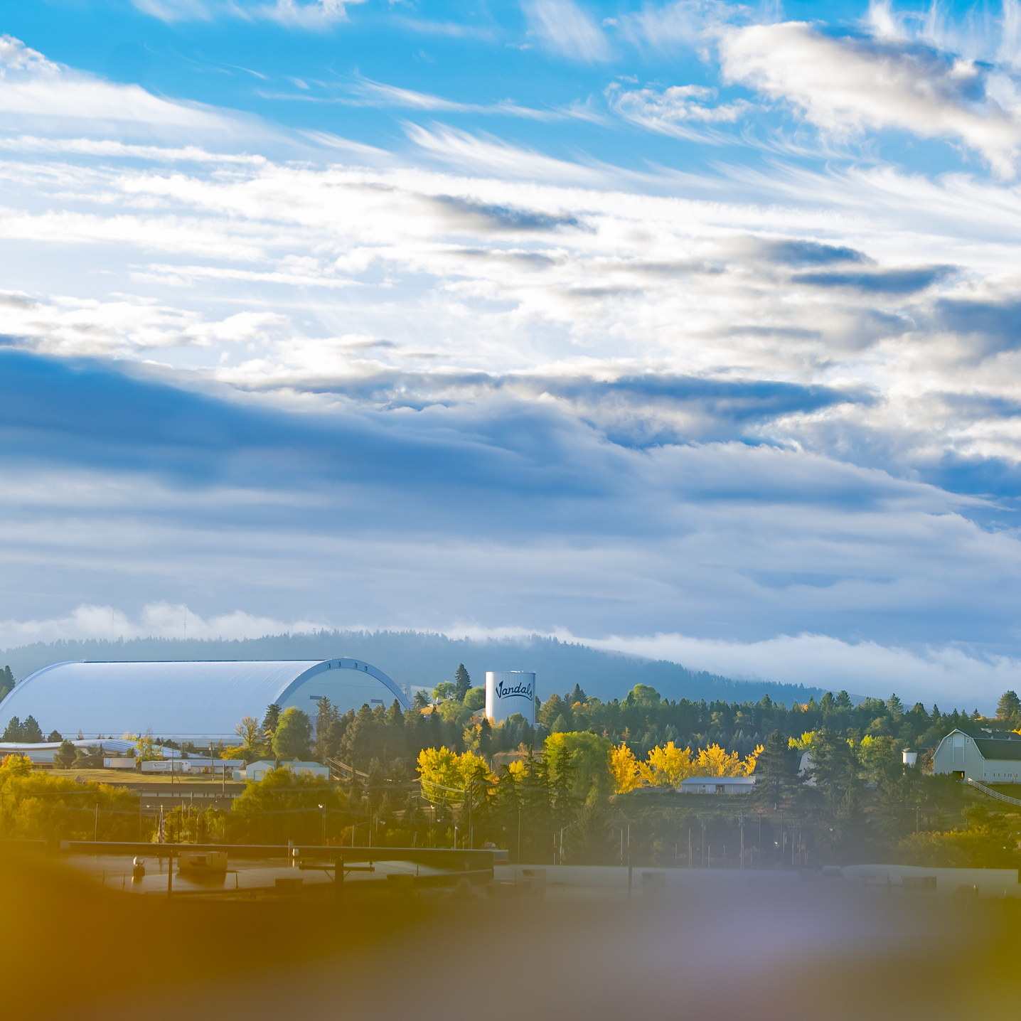 Palouse hills scenery in the fall