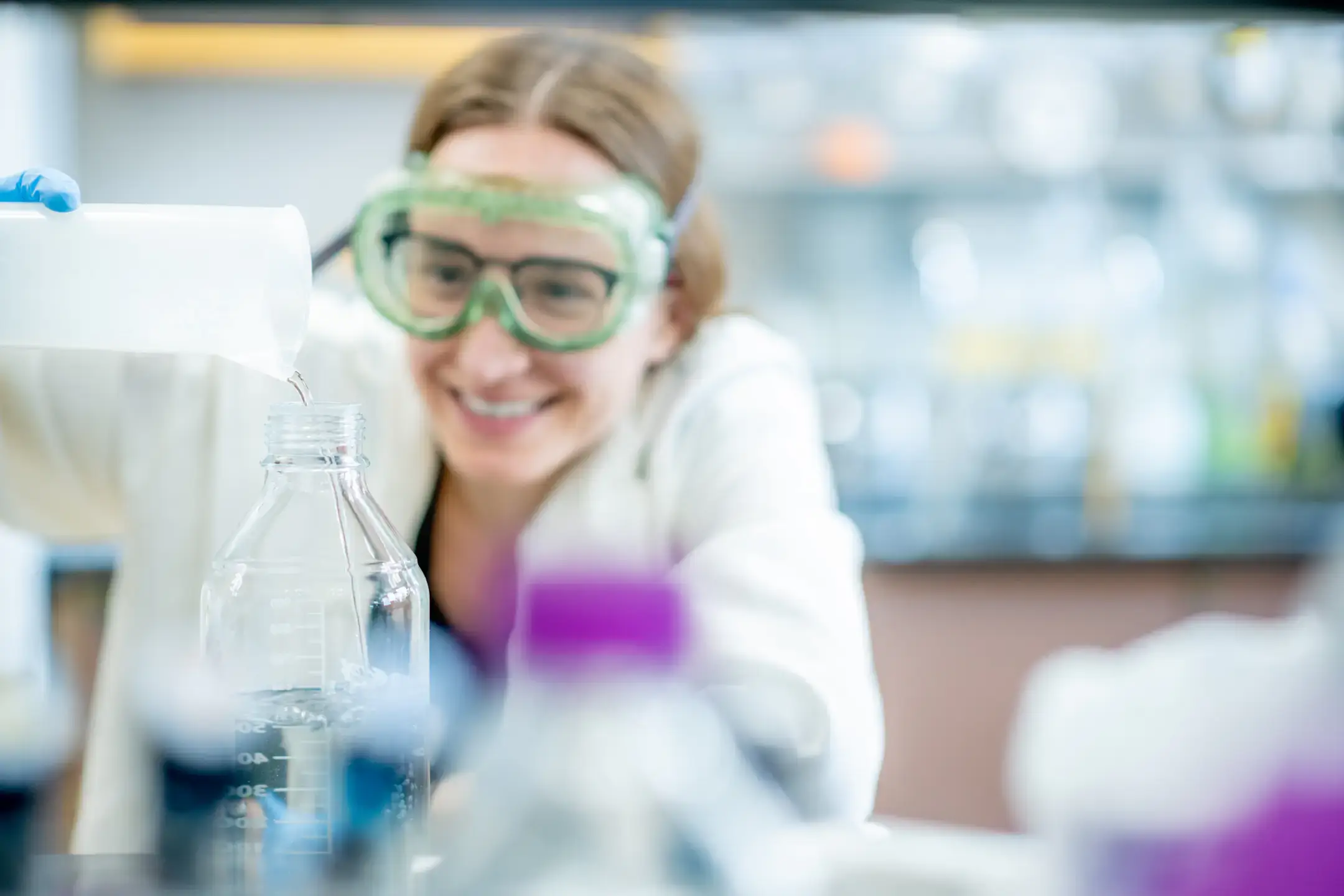 A feature image portrait of Molly Murphy a medical sciences student doing research in COS