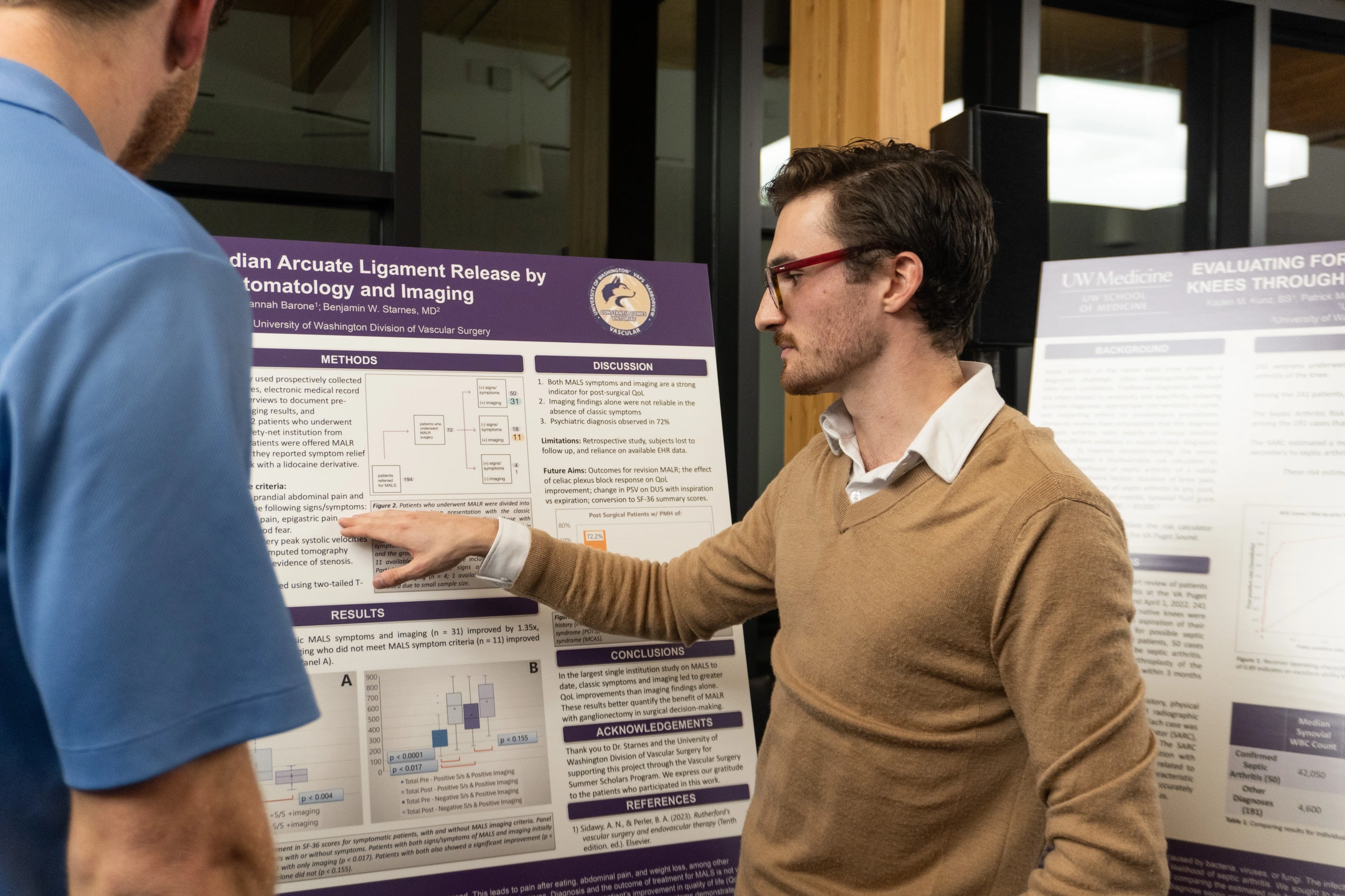 Graf Kirk presented a research poster at the 2024 Idaho WWAMI research symposium