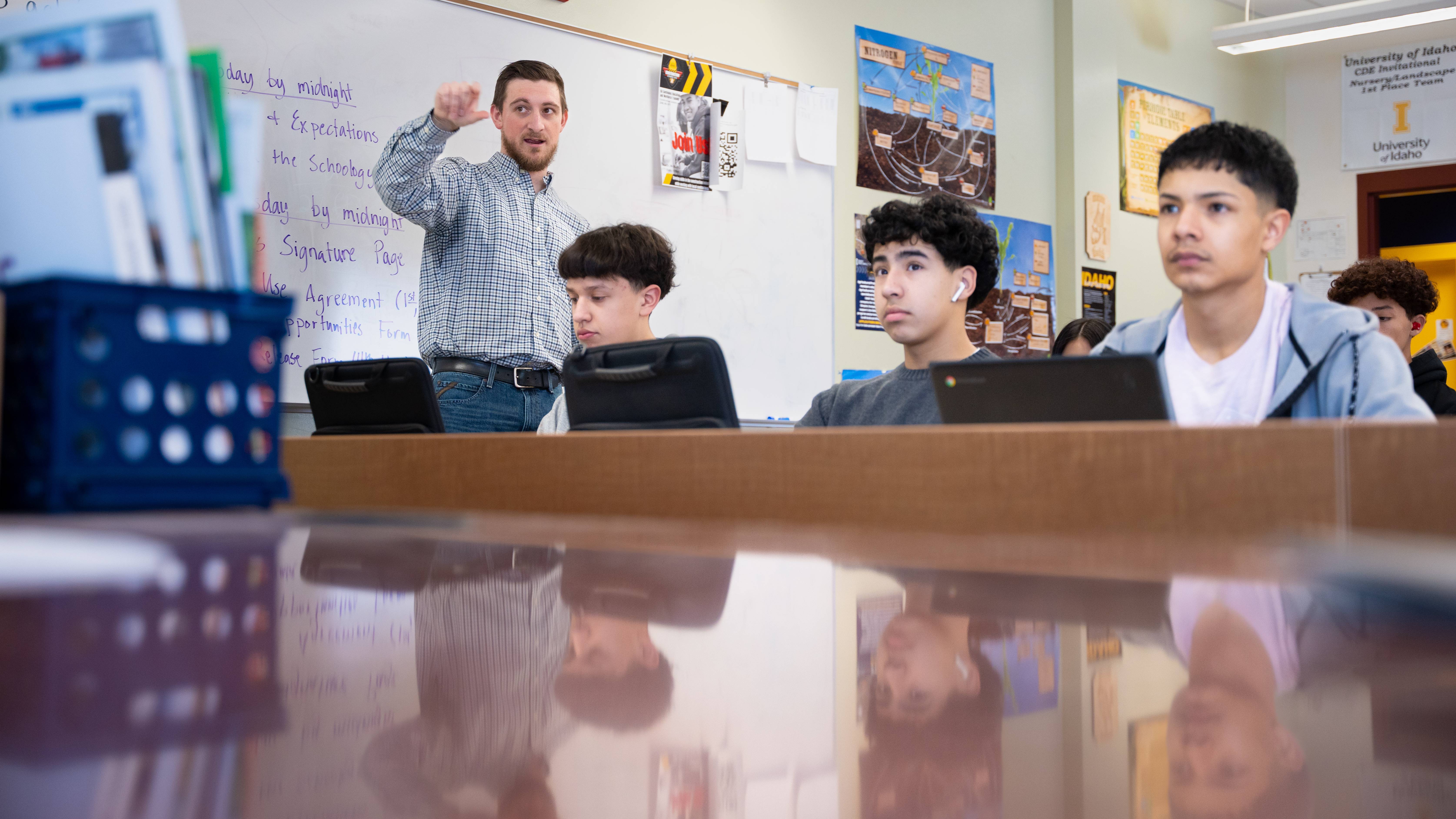 University of Idaho agricultural education graduates are helping to address an increasing shortage of agricultural educators. University of Idaho is uniquely qualified to address this shortage, as most of the state's agricultural educators are graduates from U of I's College of Agricultural and Life Sciences.