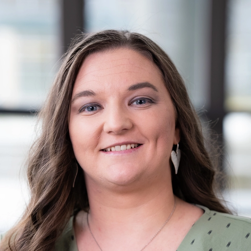 Portrait of Office of Research and Economic Development Fiscal Officer 1, Brittany Gunderson.