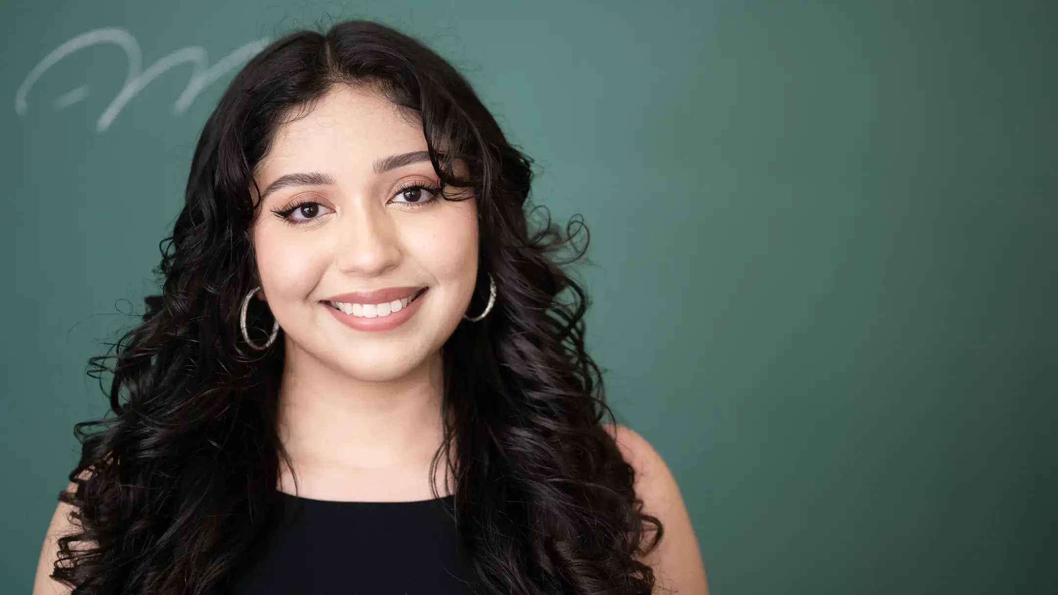 First generation student Alexa Benitez, of Blackfoot, ID, is pictured on campus Friday, April 3, 2026. The political science and philosophy major was selected as this year's Lindley scholar for the College of Letters, Arts and Social Sciences. The Lindley Award is presented each year to the top graduating senior in the college, who is deemed the most outstanding in scholarship and character. It is the highest award a student in CLASS can receive.