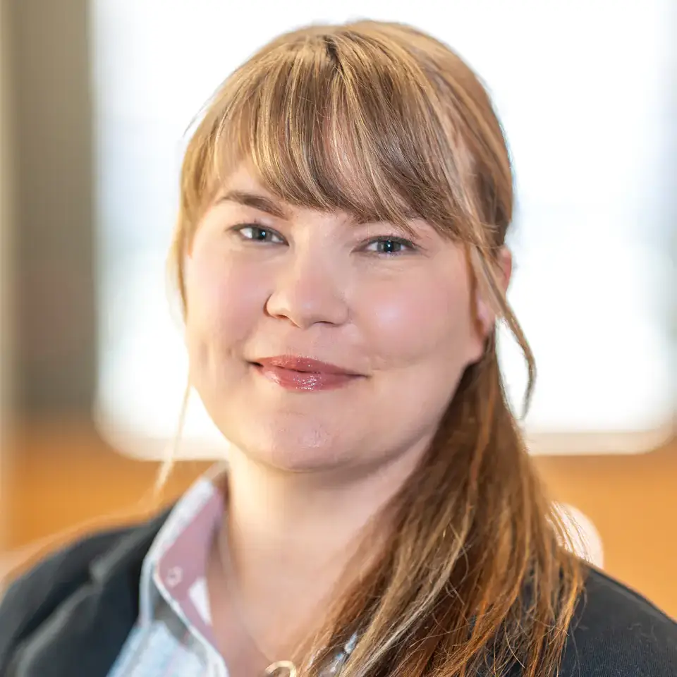 Portrait of Jackelyn Bjorne, assistant director of marketing; College of Agricultural and Life Sciences, on Thursday, April 9, 2026.