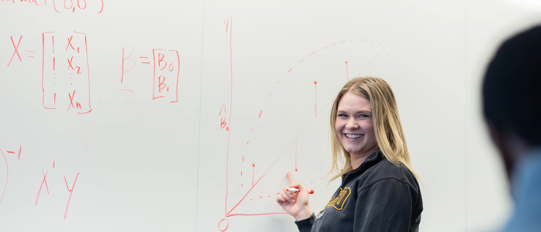 Stock photos of Mathematics students at the IRIC